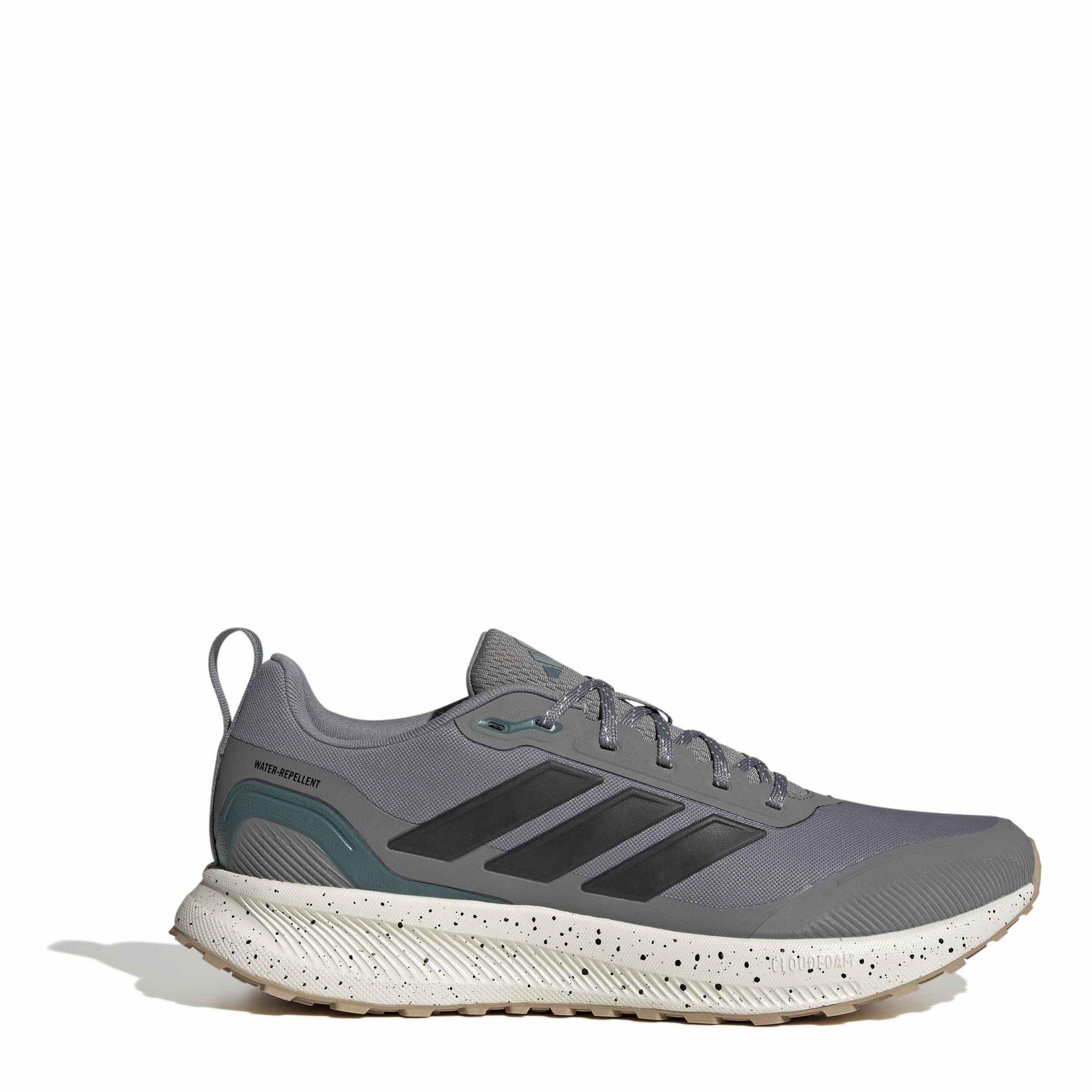 Adidas Men's Runfalcon 5 Tr Running Shoes - Grey/Teal - 7 (40.7)