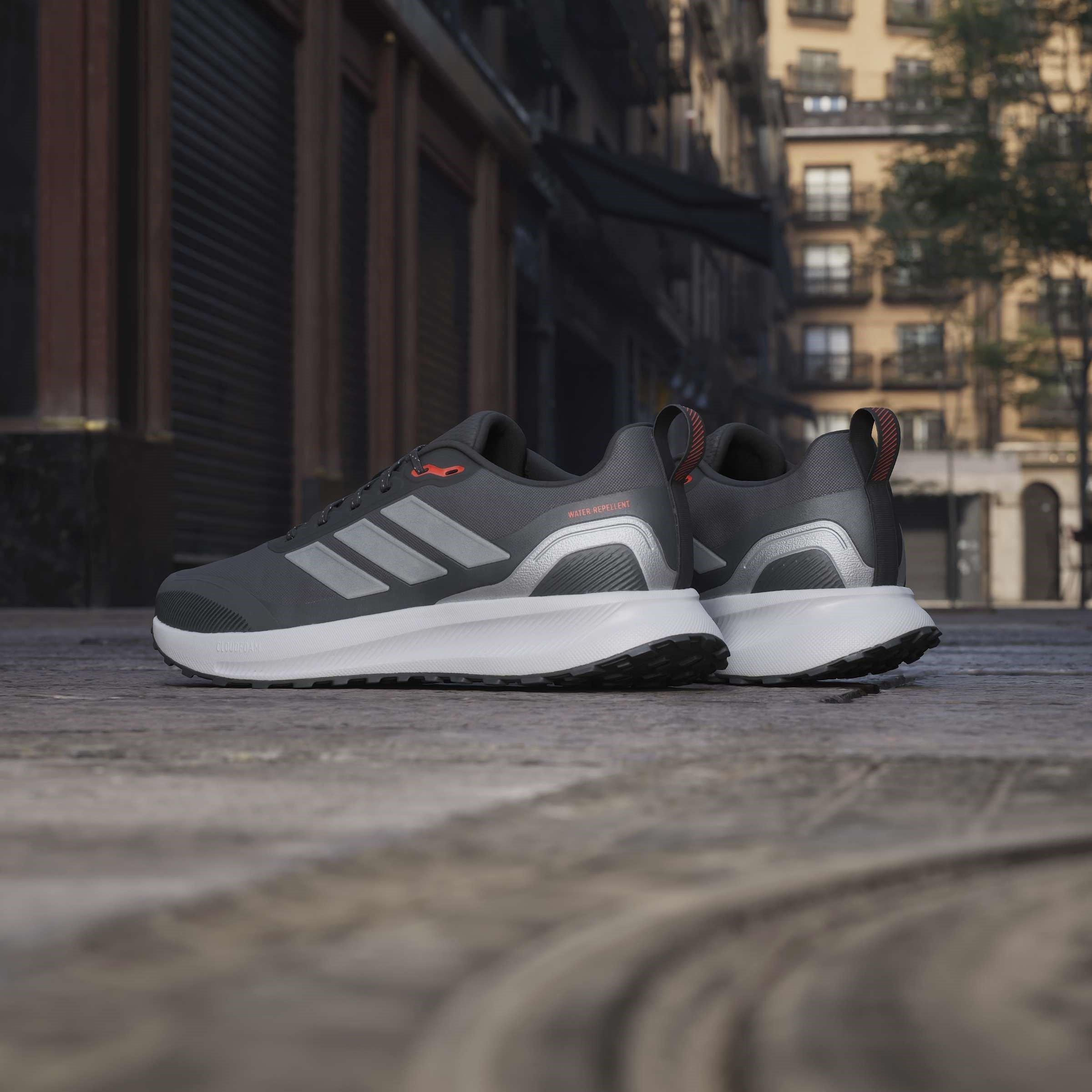 Sort/Sølv - adidas - Runfalcon 5 TR Running Shoes mens - 13