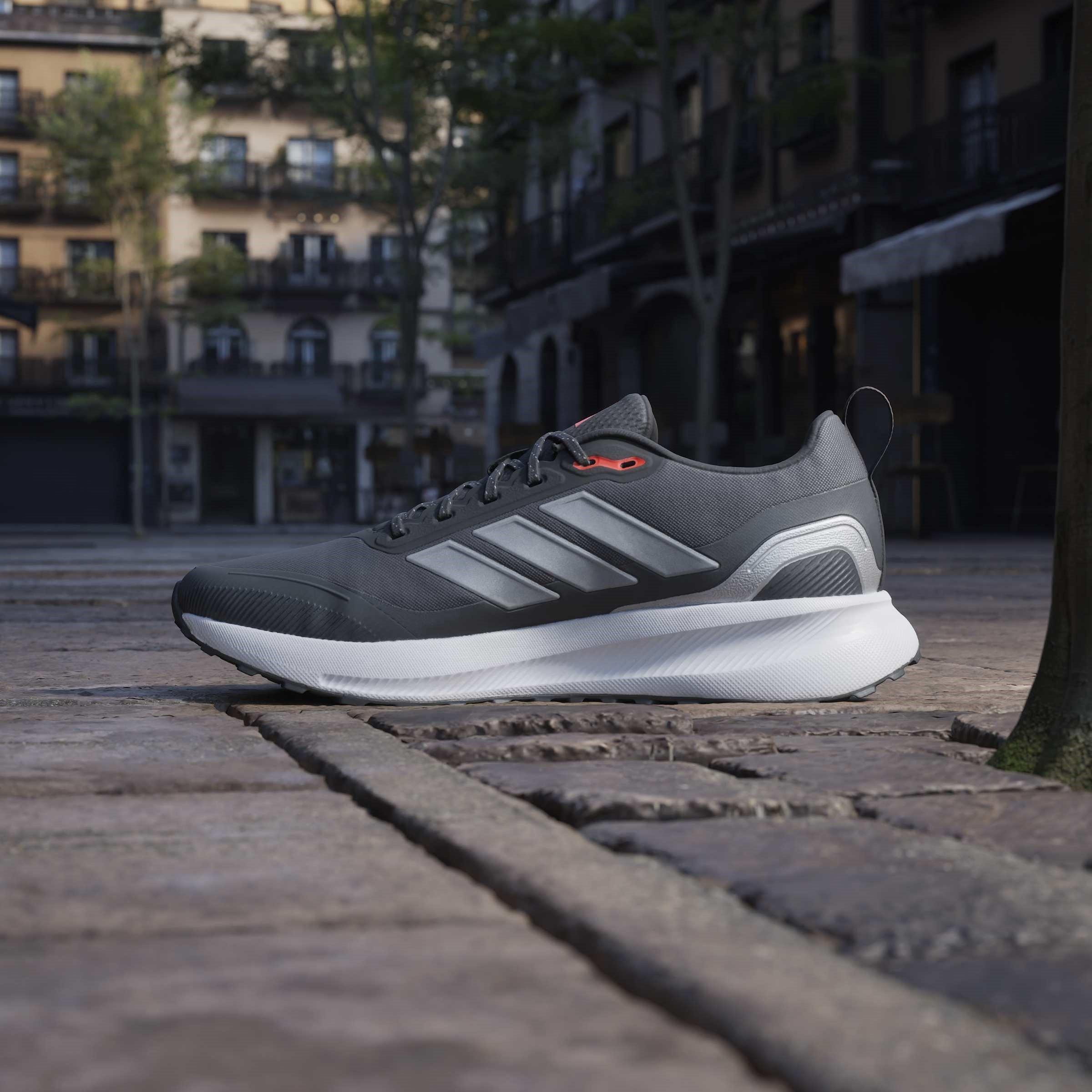 Sort/Sølv - adidas - Runfalcon 5 TR Running Shoes mens - 14