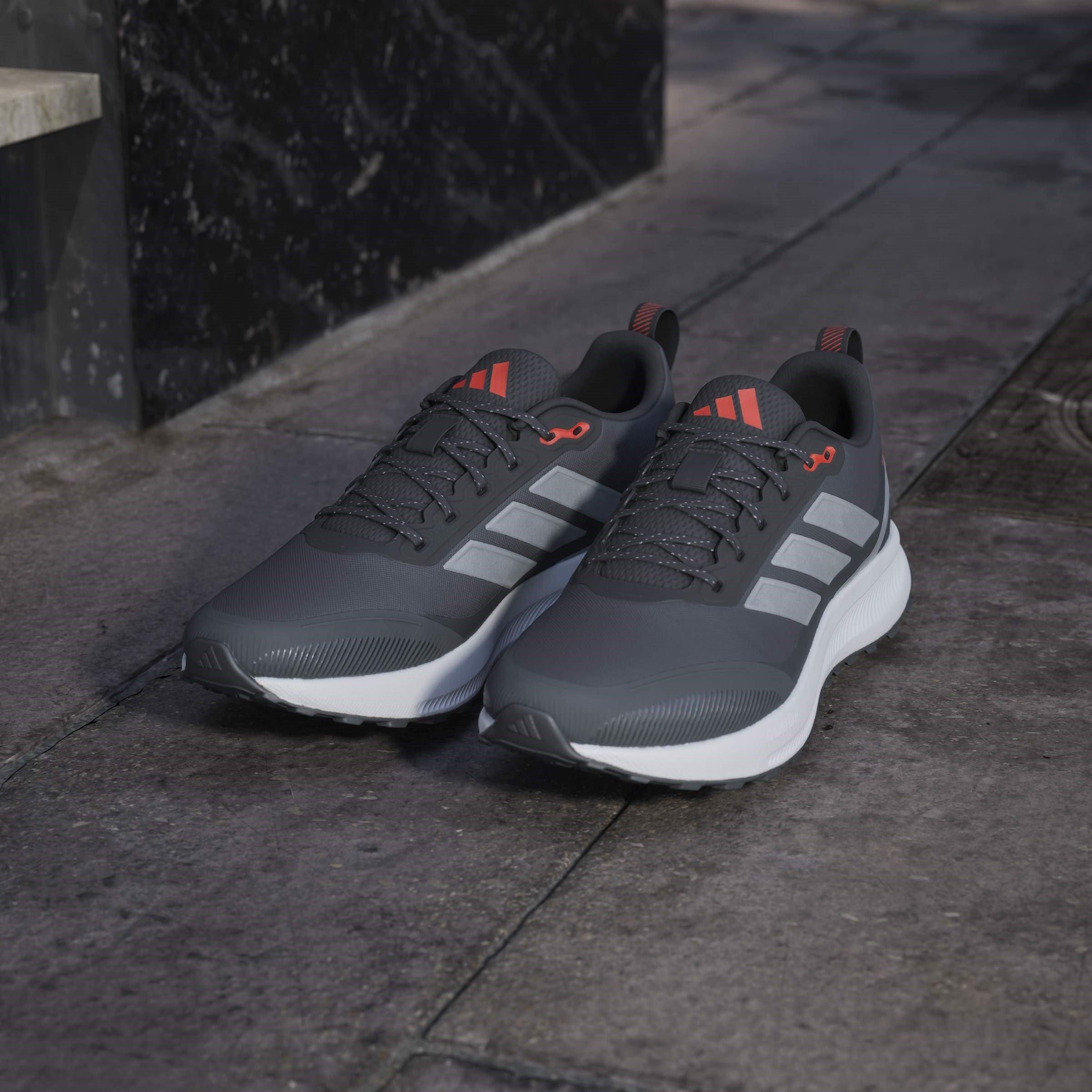 Sort/Sølv - adidas - Runfalcon 5 TR Running Shoes mens - 15