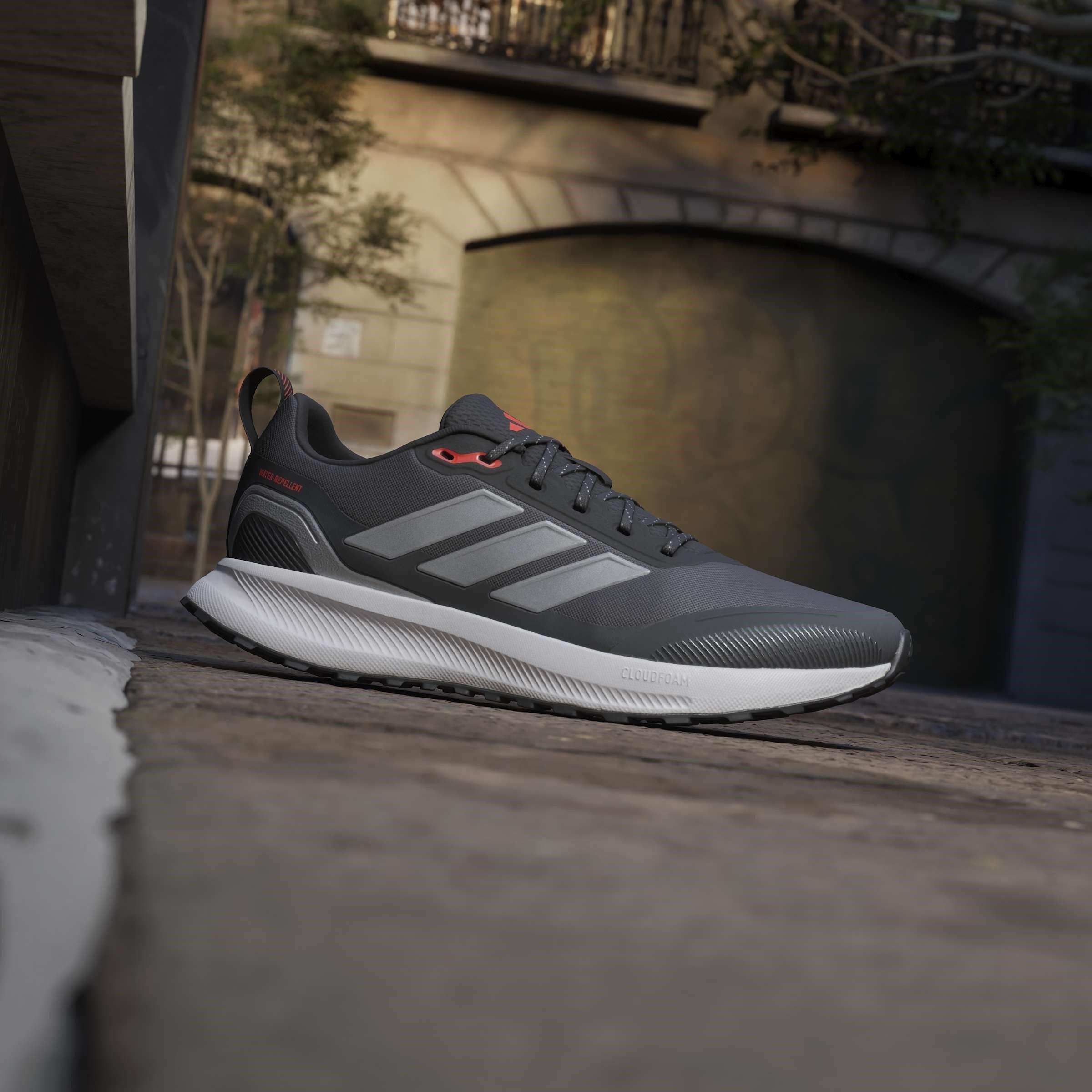 Sort/Sølv - adidas - Runfalcon 5 TR Running Shoes mens - 10