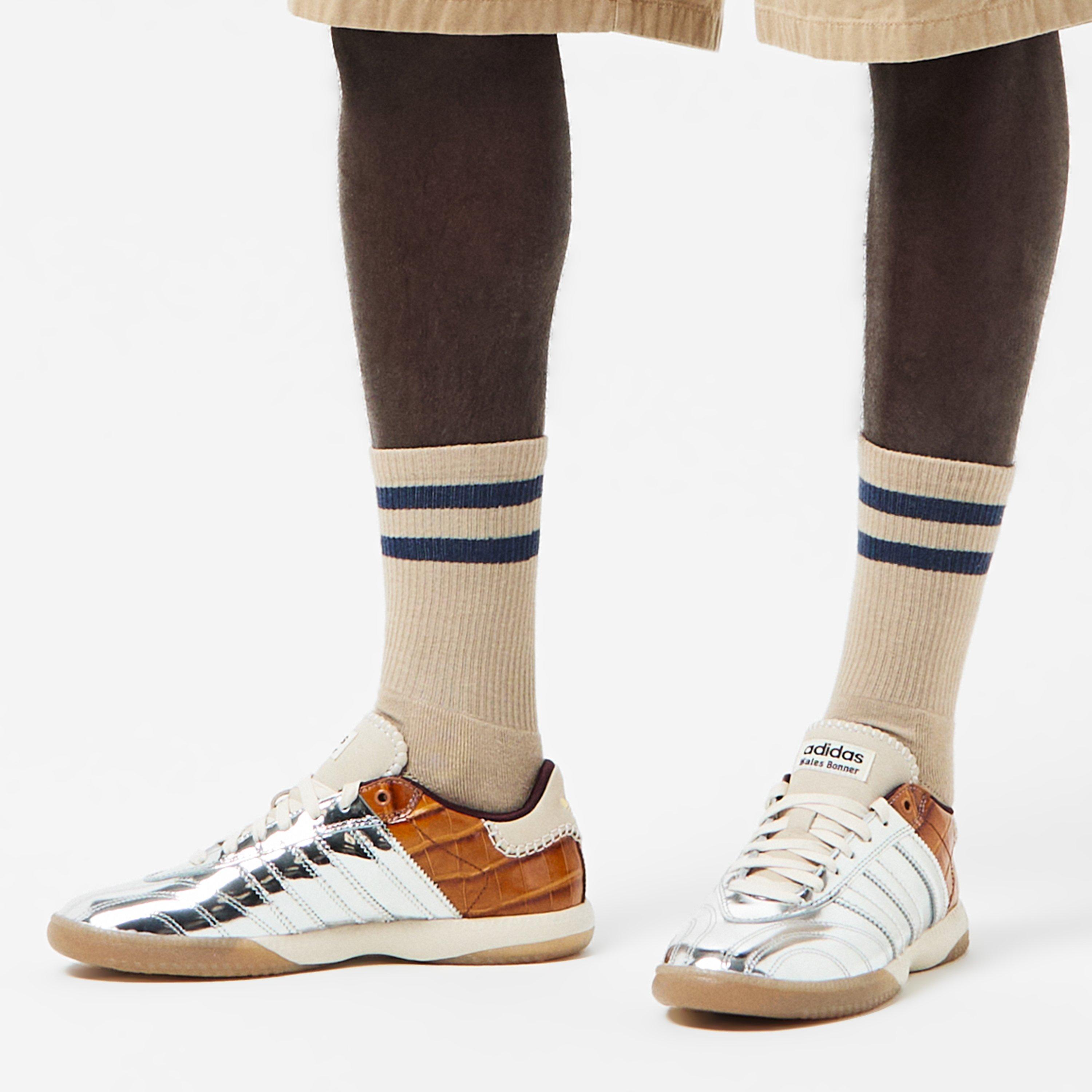 Silver Mett - adidas Originals - By Wales Bonner Mn Samba Shoes - 3