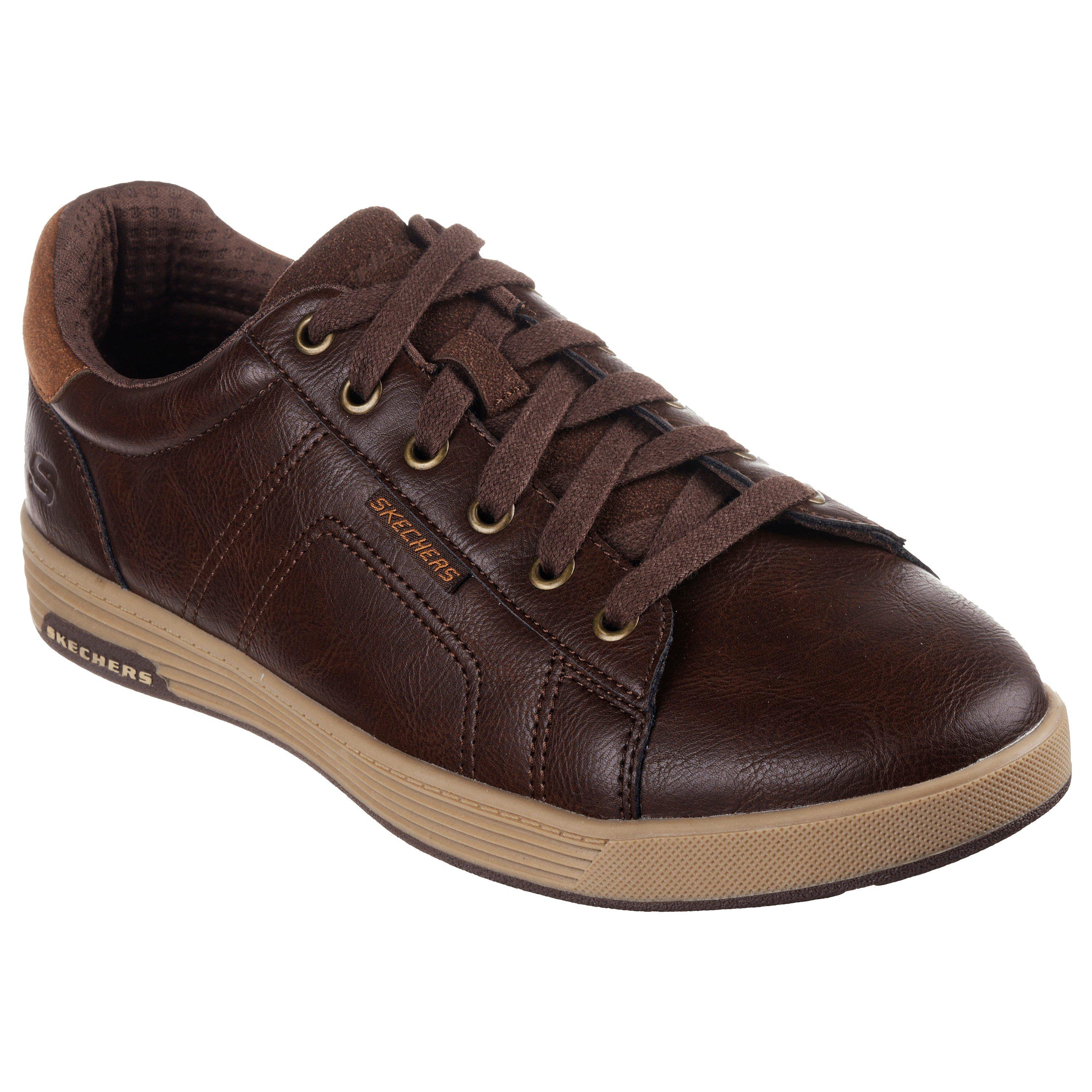 Brownolate - Skechers - Eyelet Lace-Up Low-Top Trainers - 3