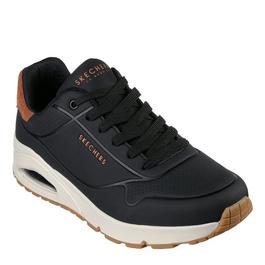 Skechers Skechers Deboss Durabuck With Pop Suede Heel Low-Top Trainers Mens