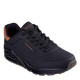 Skechers Skechers Deboss Durabuck With Pop Suede Heel Low-Top Trainers Mens