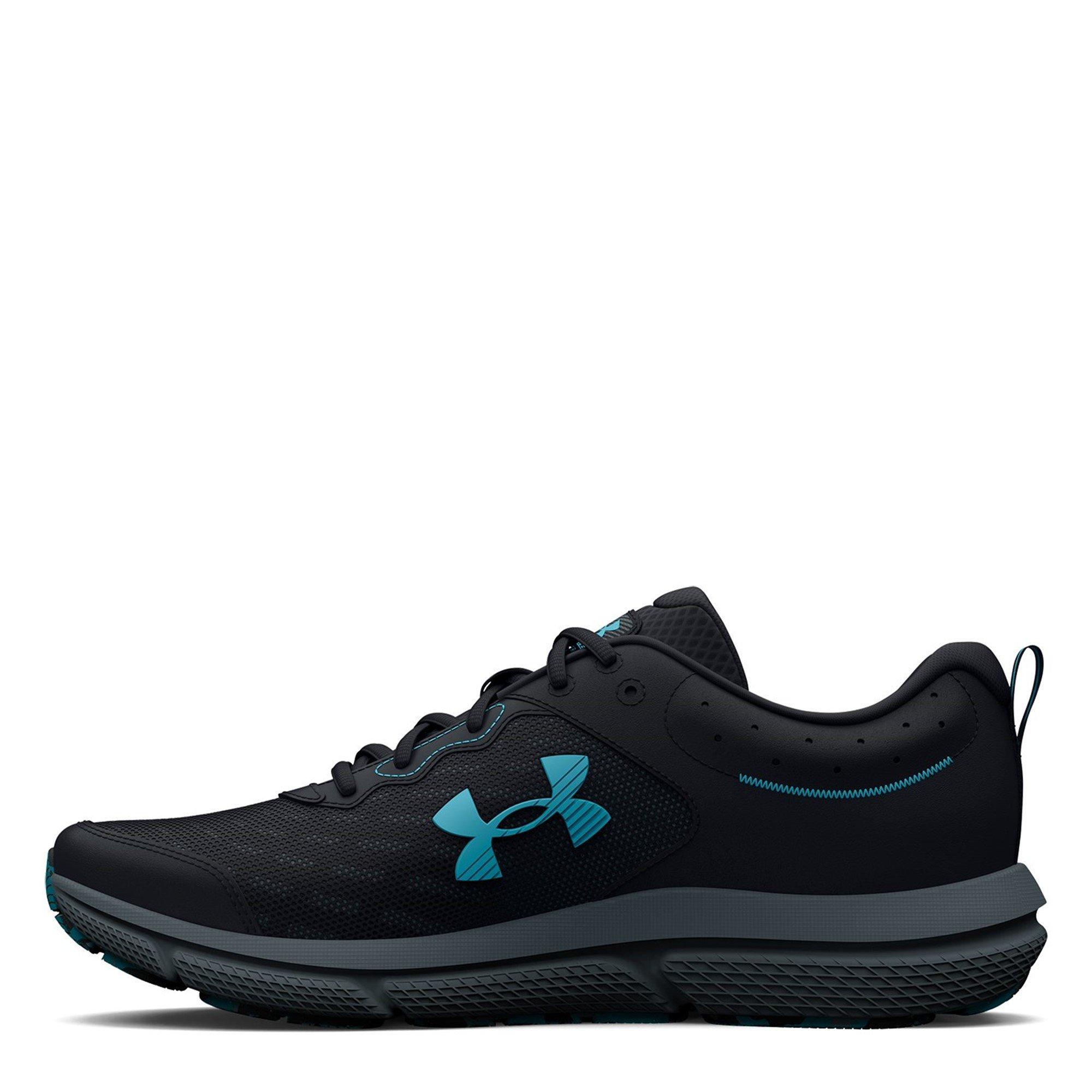 Black/Blue - Under Armour - Under Charged Assert 10 Mens Running Shoes - 2