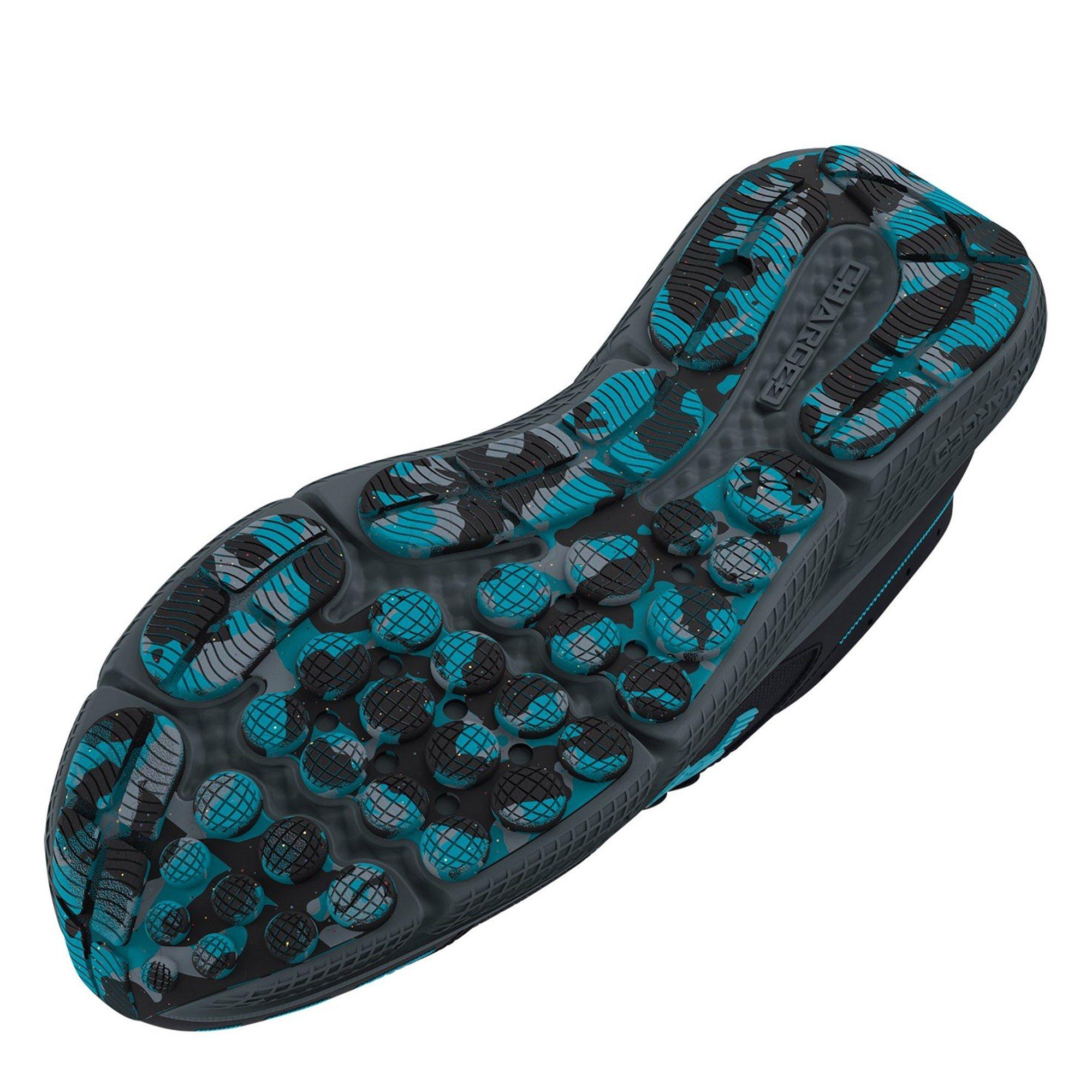 Black/Blue - Under Armour - Under Charged Assert 10 Mens Running Shoes - 3