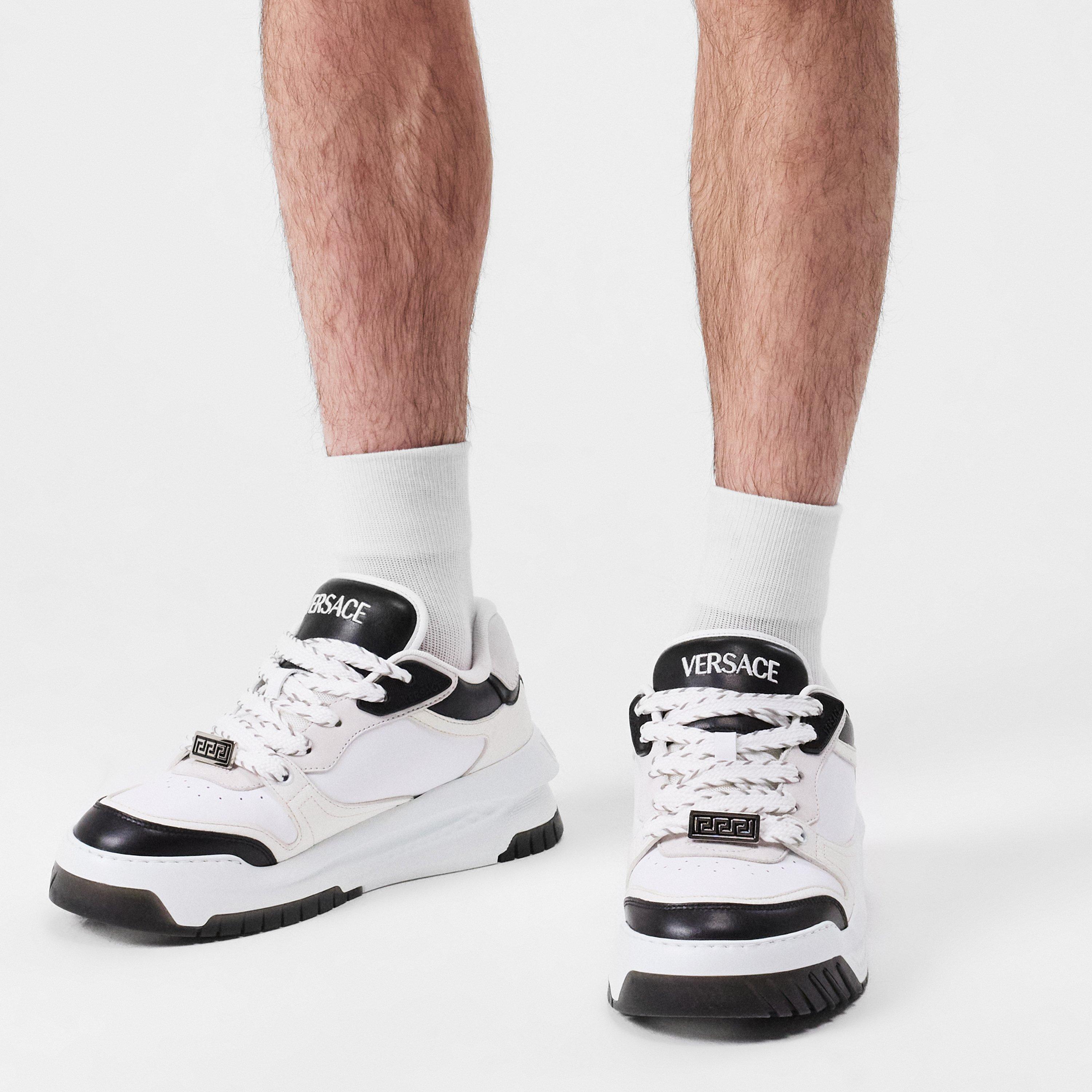 Black/White - Versace - Odissea Trainers - 2