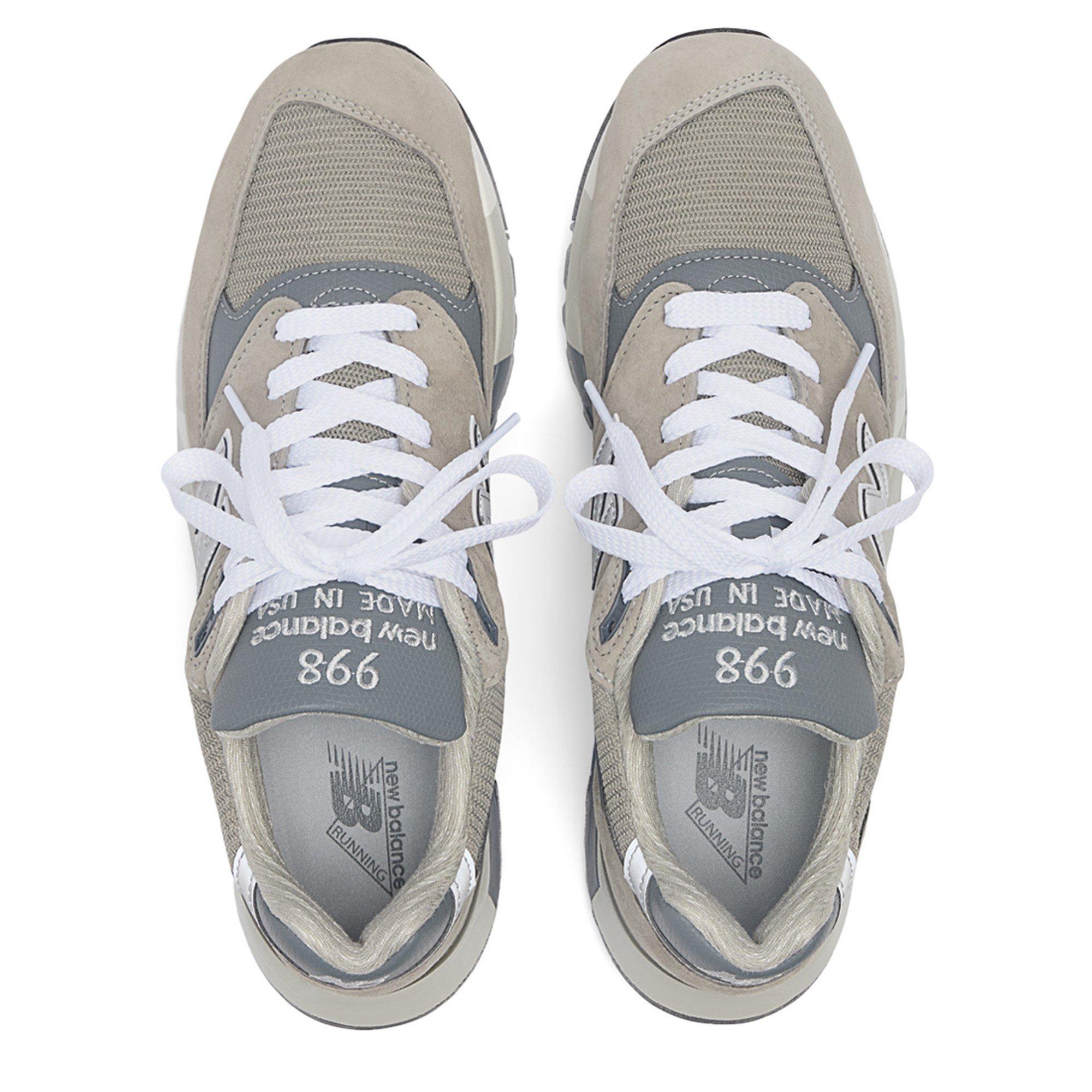 Grey - New Balance - Men's Low-Top Trainers - 2