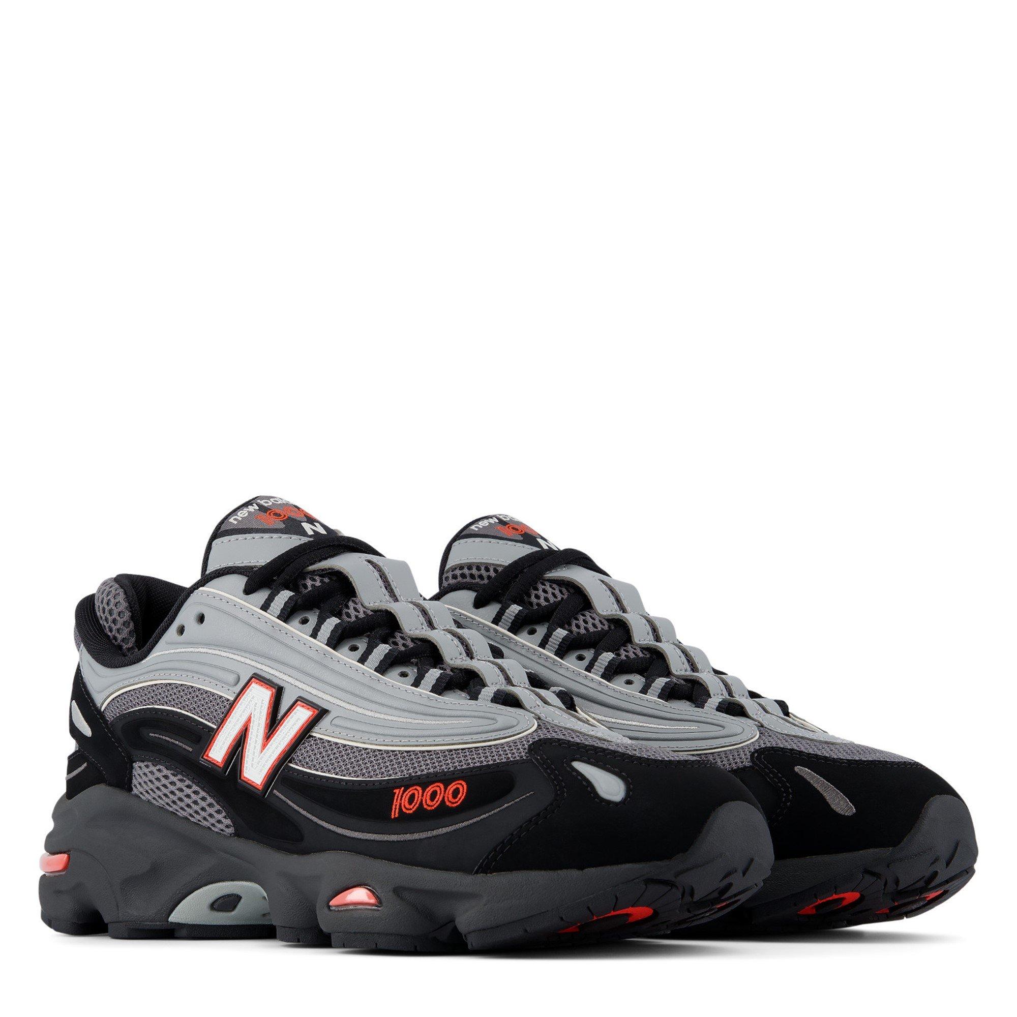Black/Neo Flame - New Balance - NB 1000 Mens - 3
