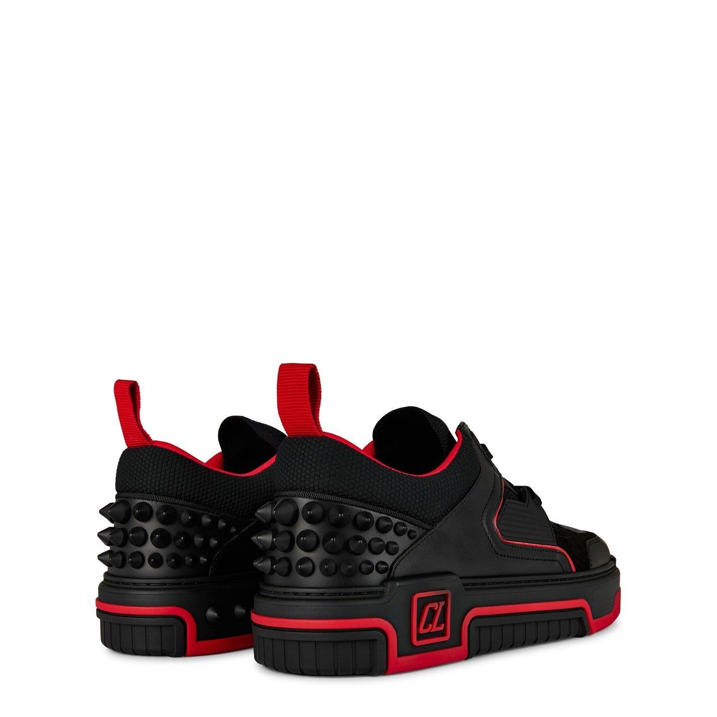 Black - Christian Louboutin - Astroloubi Leather Sneakers - 5