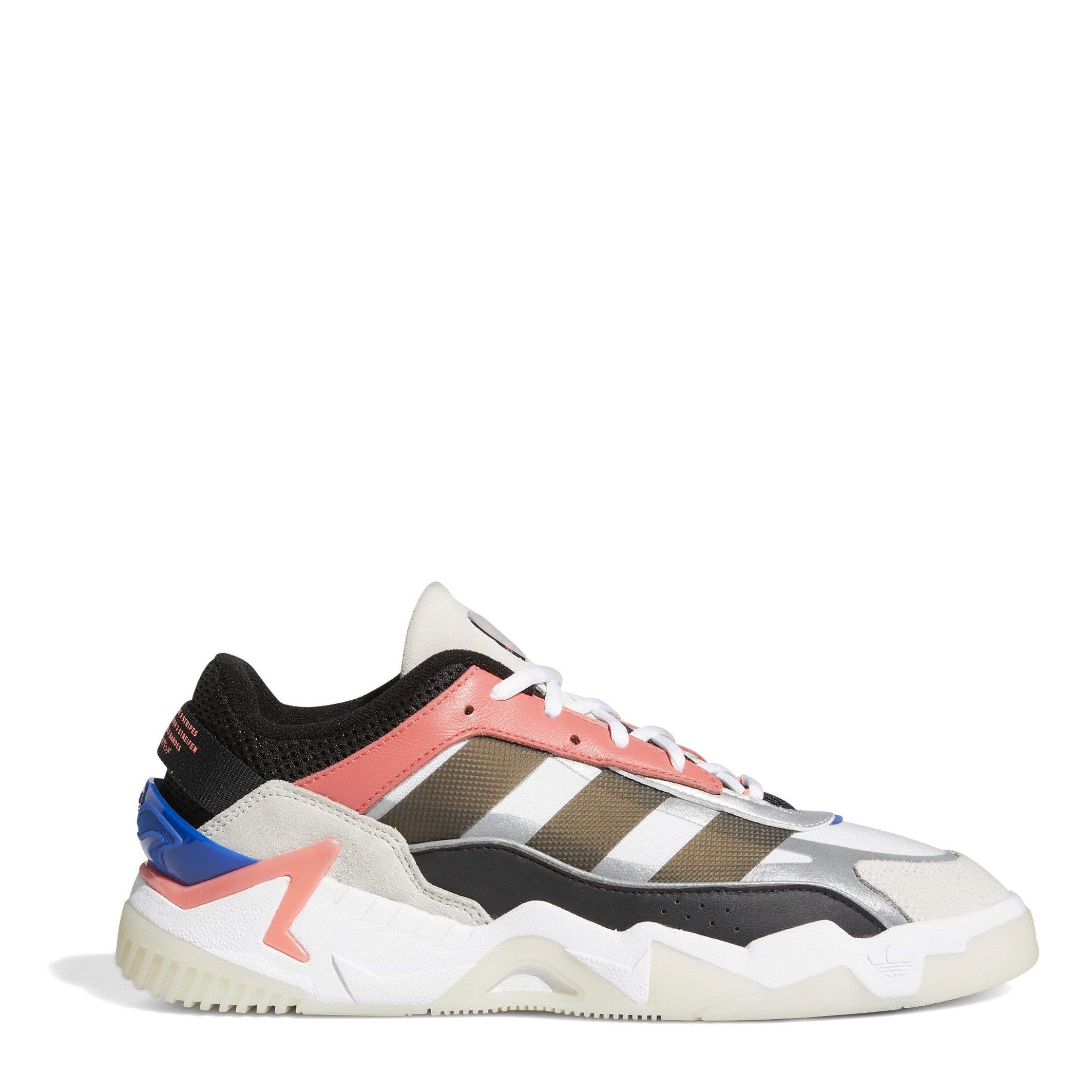 Adidas Originals Men's Adidas Niteball 2.0 Shoes - White/Black - 6 (39.3)