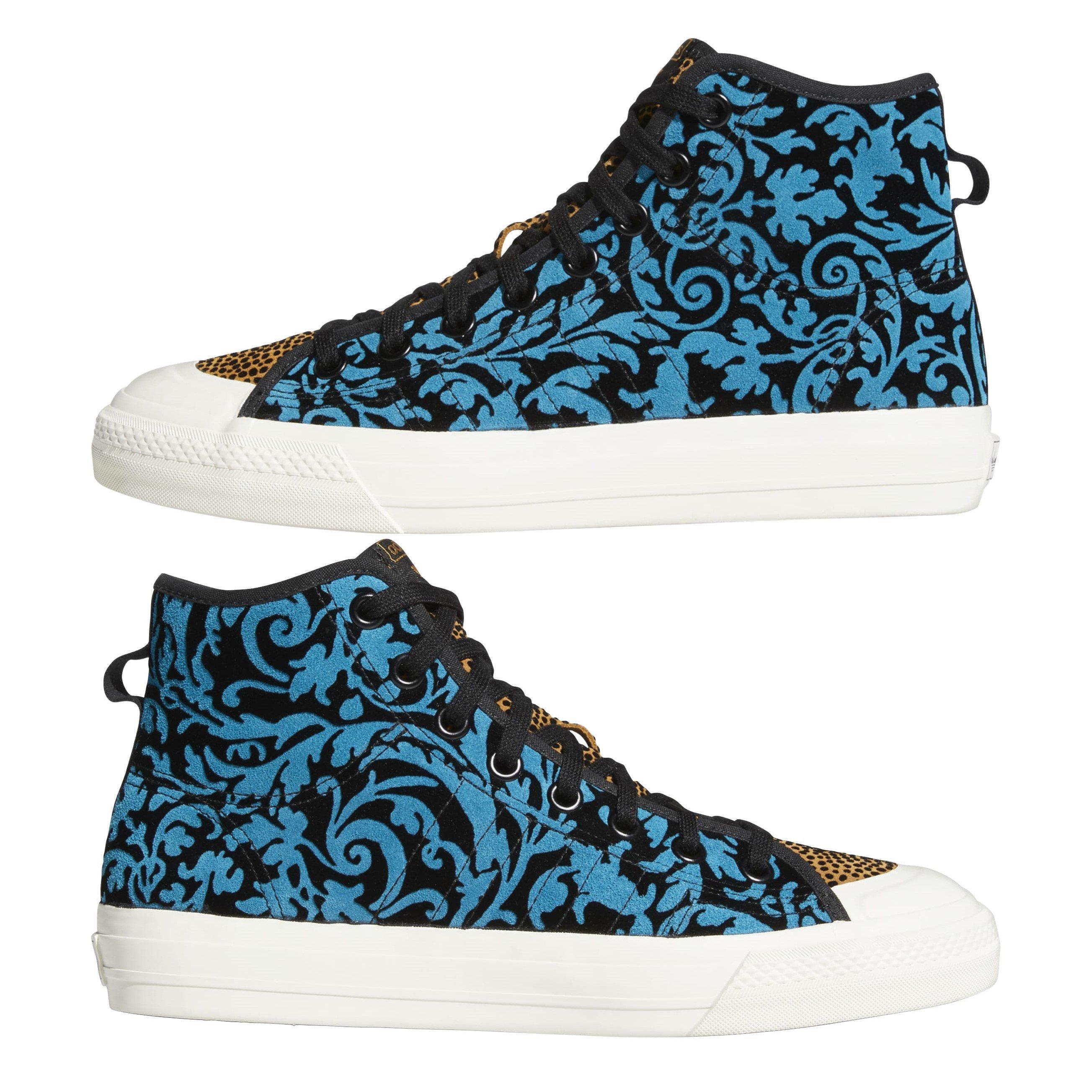 Cblack/Mesa - adidas Originals - Nizza Casual Low-Top Trainers - 9