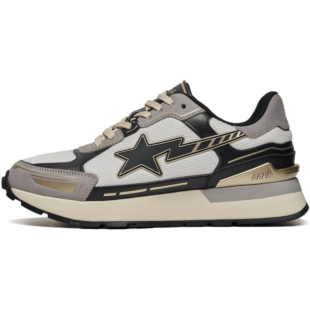 Black - A Bathing Ape - Cross Sta Trainers - 1