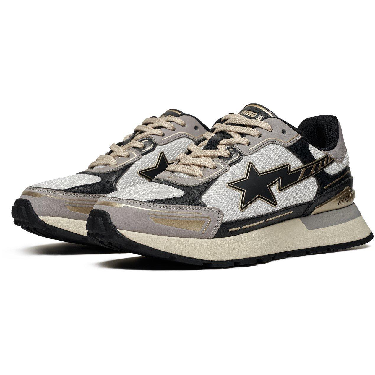 Black - A Bathing Ape - Cross Sta Trainers - 2