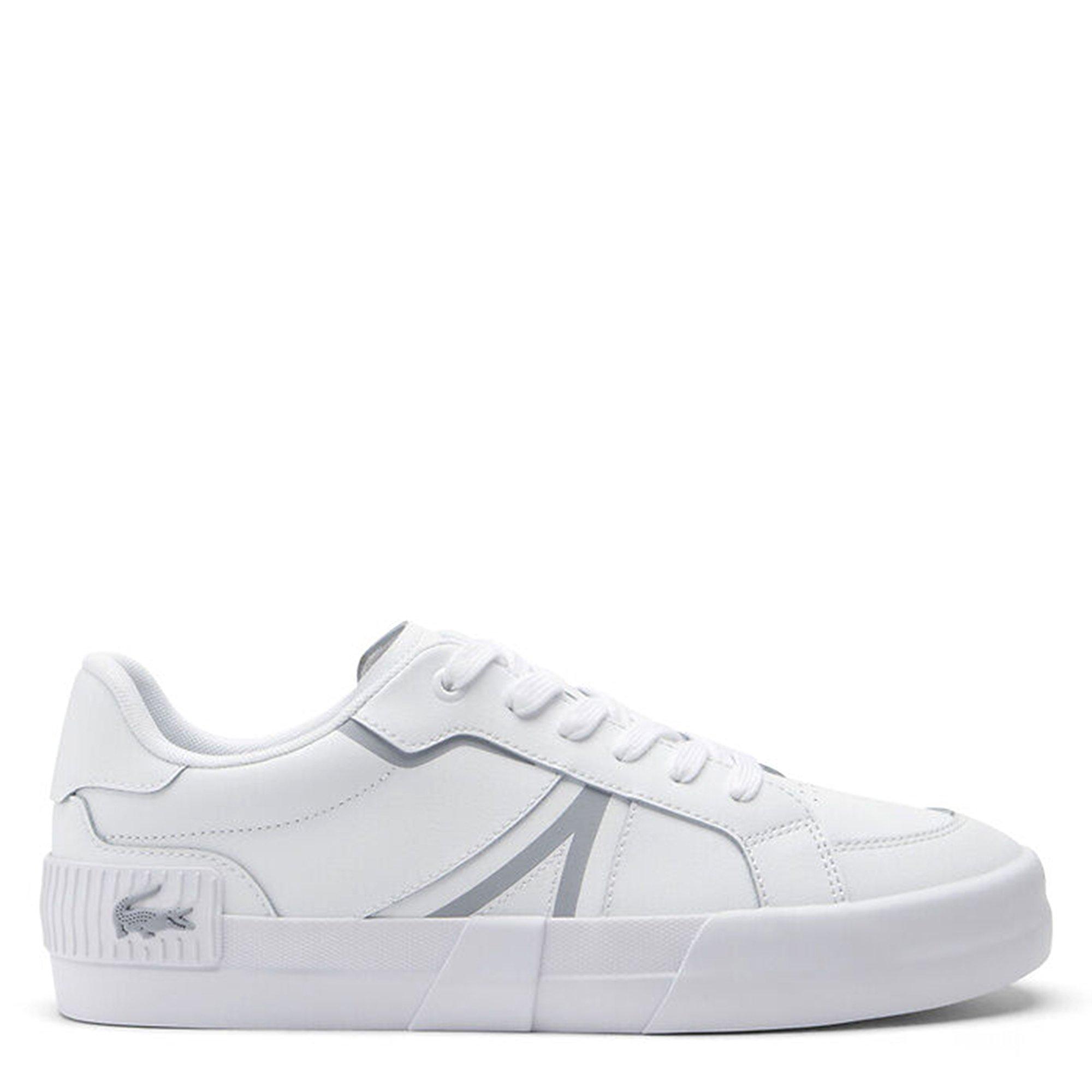 WHT/LT GRY - Lacoste - L004 Mens Leather Shoes - 1
