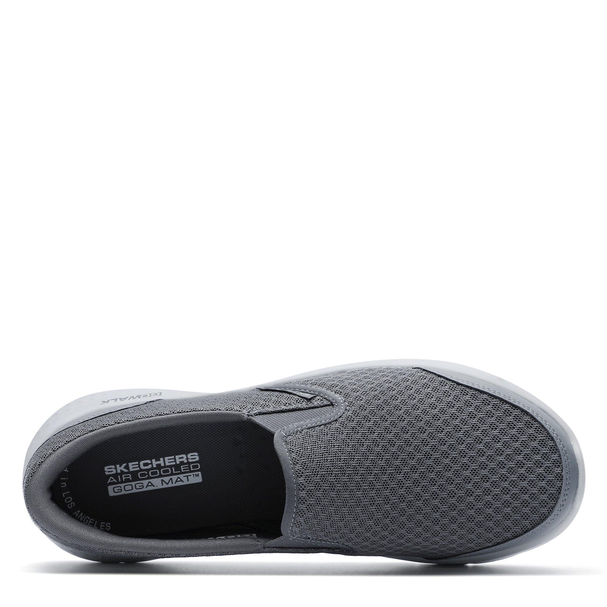 Grey - Skechers - Go Walk Flex Ultra Mens Shoes - 3