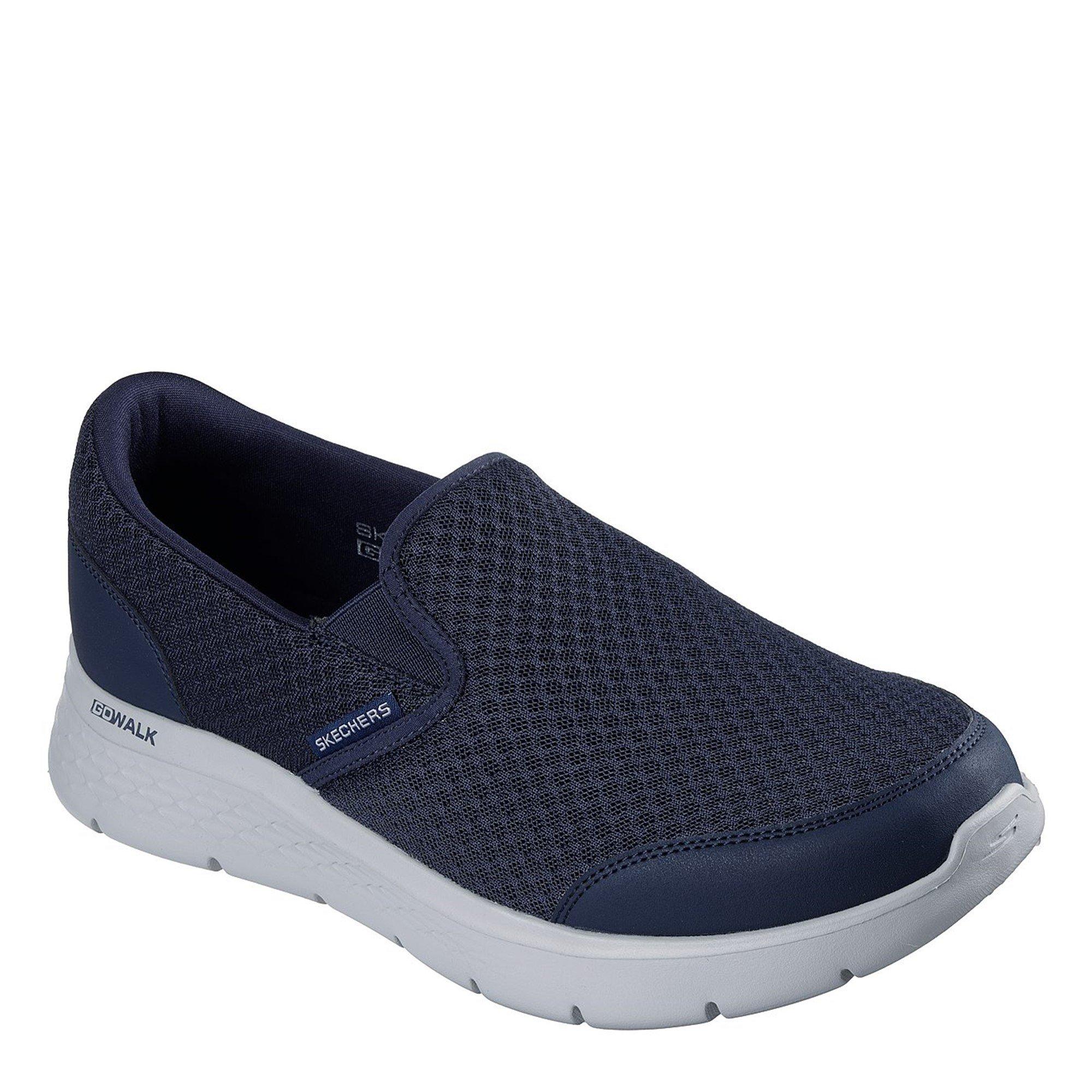Navy/Grey - Skechers - Go Walk Flex Ultra Mens Shoes - 1