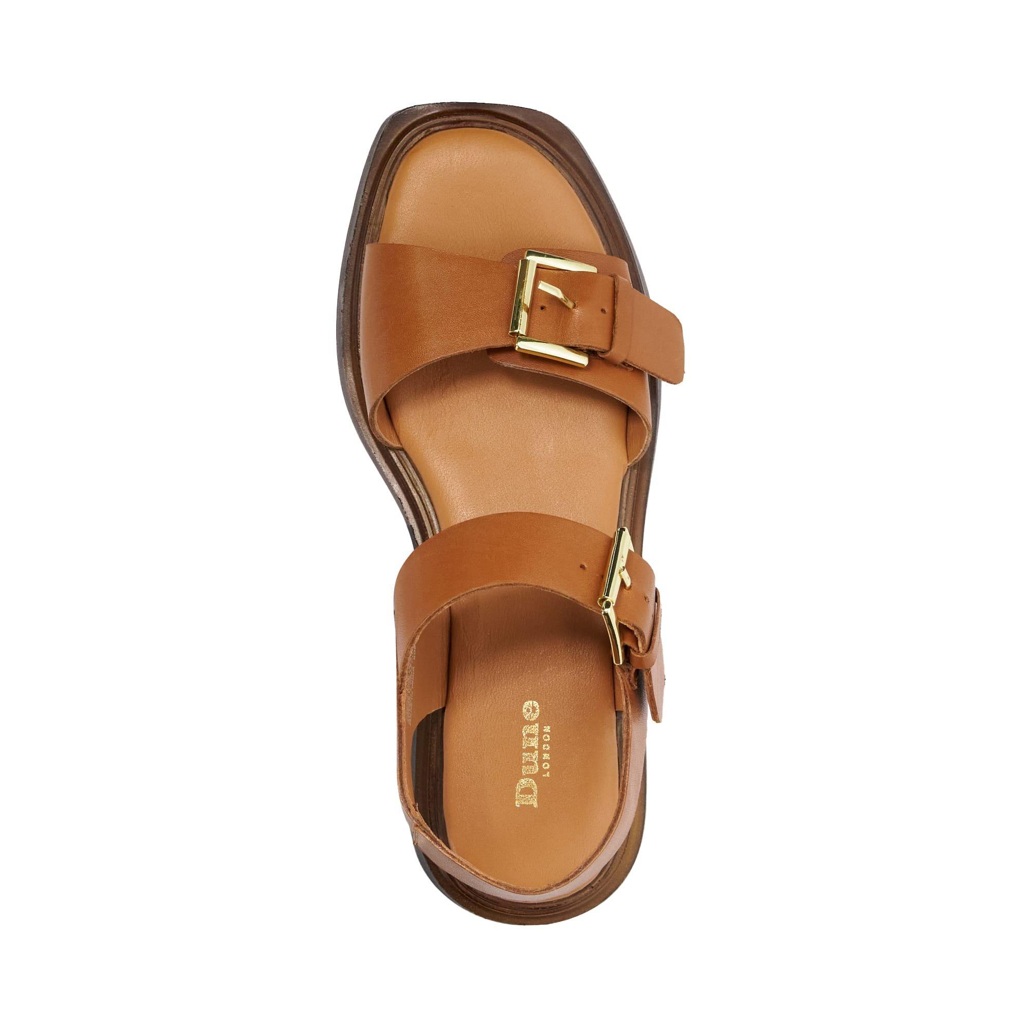 Tan - Dune London - Lowdown Sandal - 4