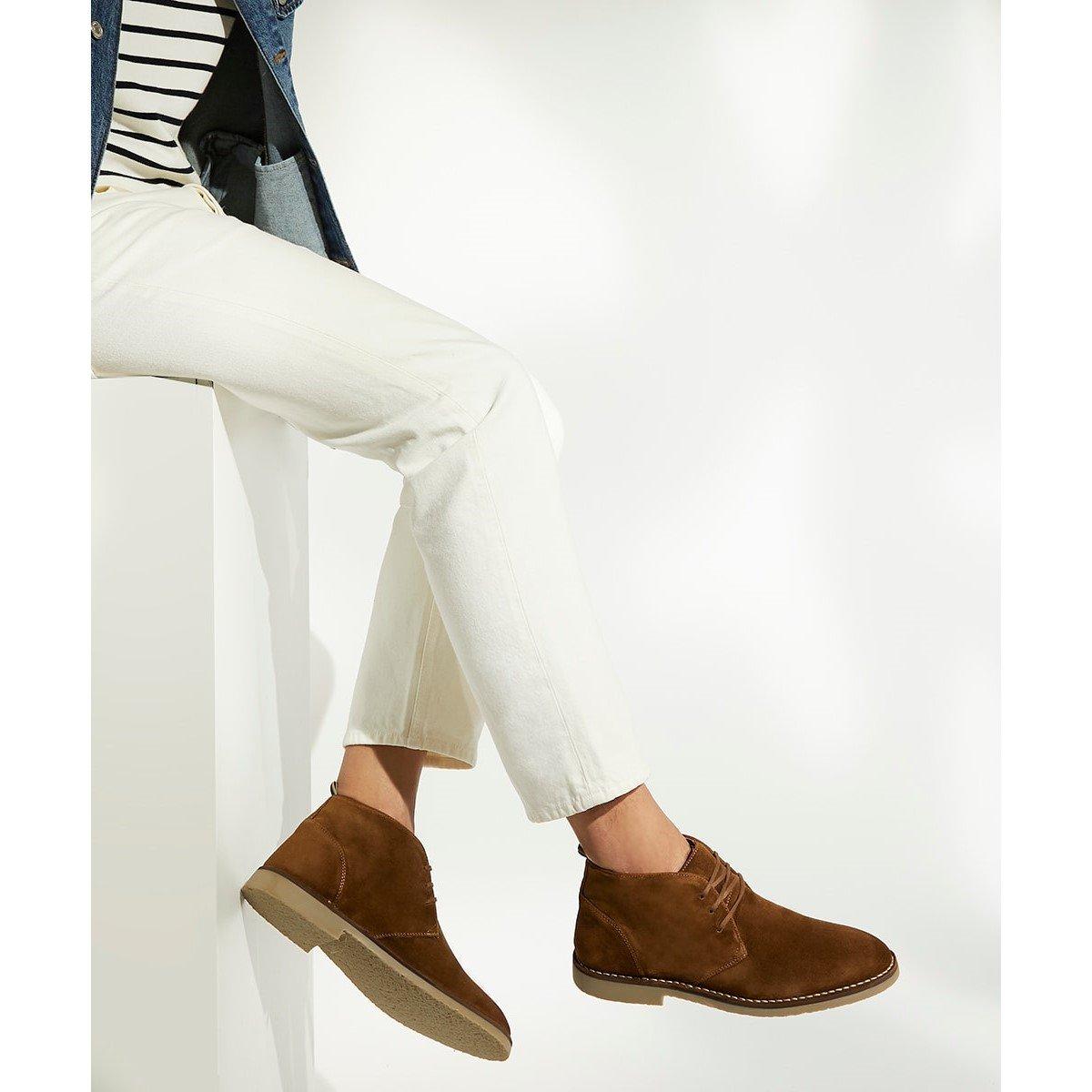 Tan Sde 350 - Dune London - Cashed Chukka Boots - 5
