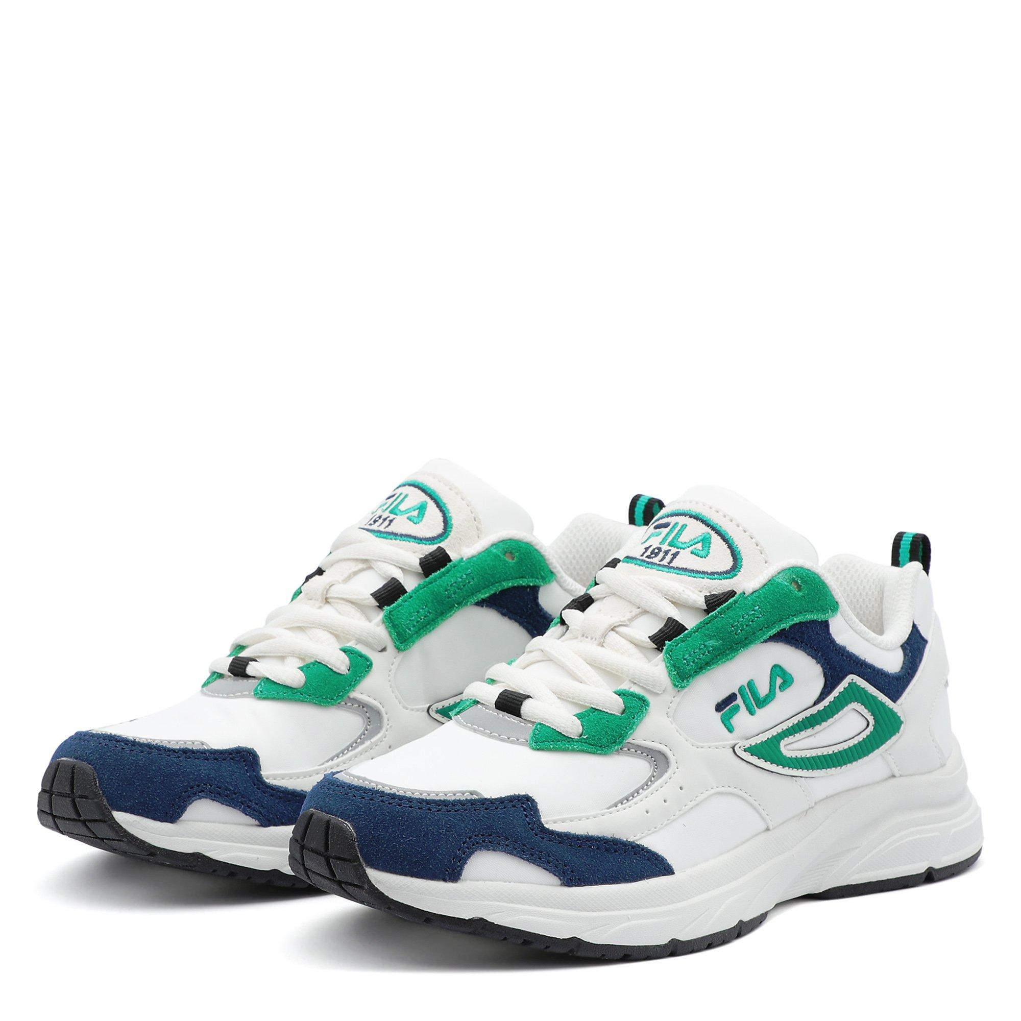 Green/Blue/Wht - Fila - Rayflide Nylon Trainers Adults - 5