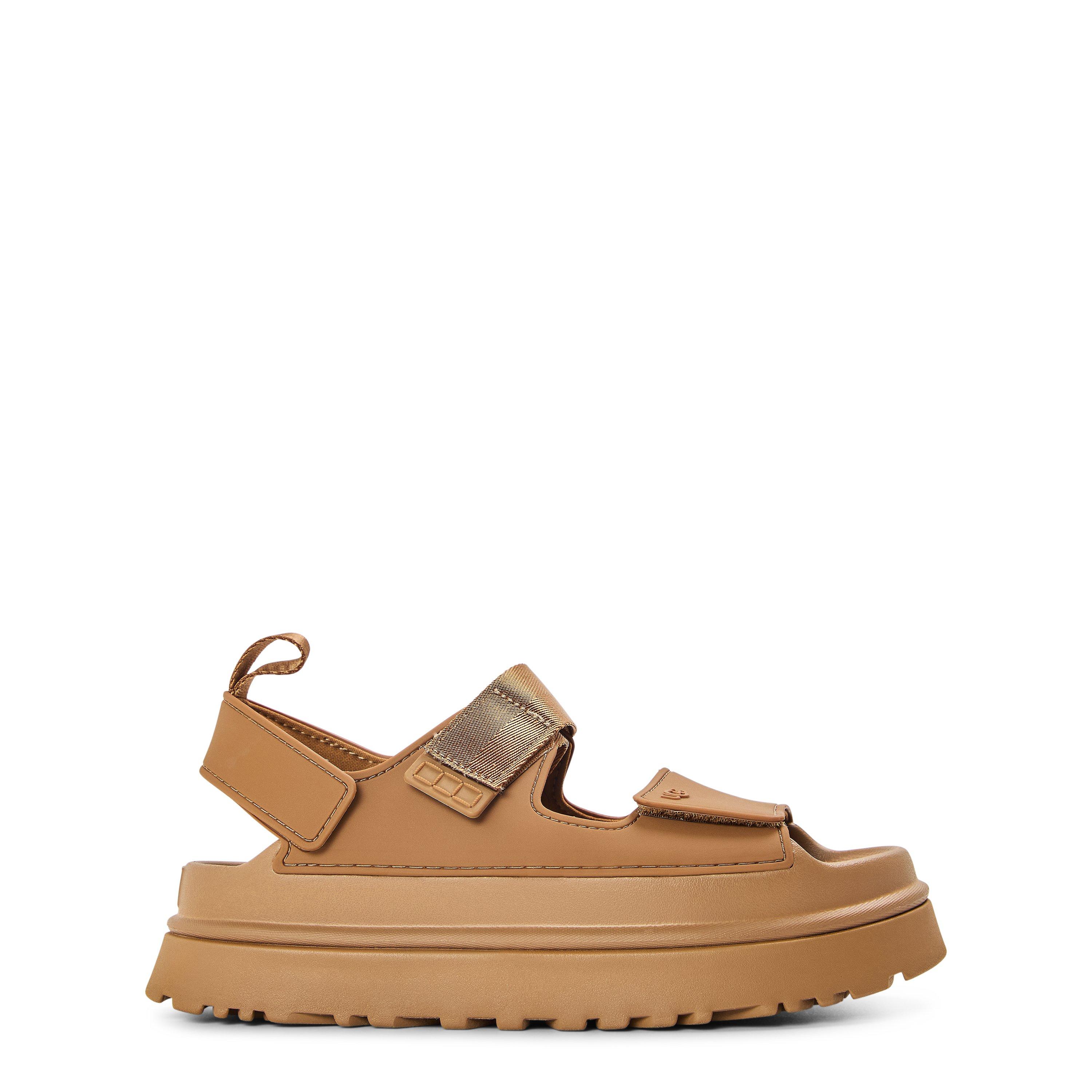 Ugg Golden Glow Sandals In Bison Brown