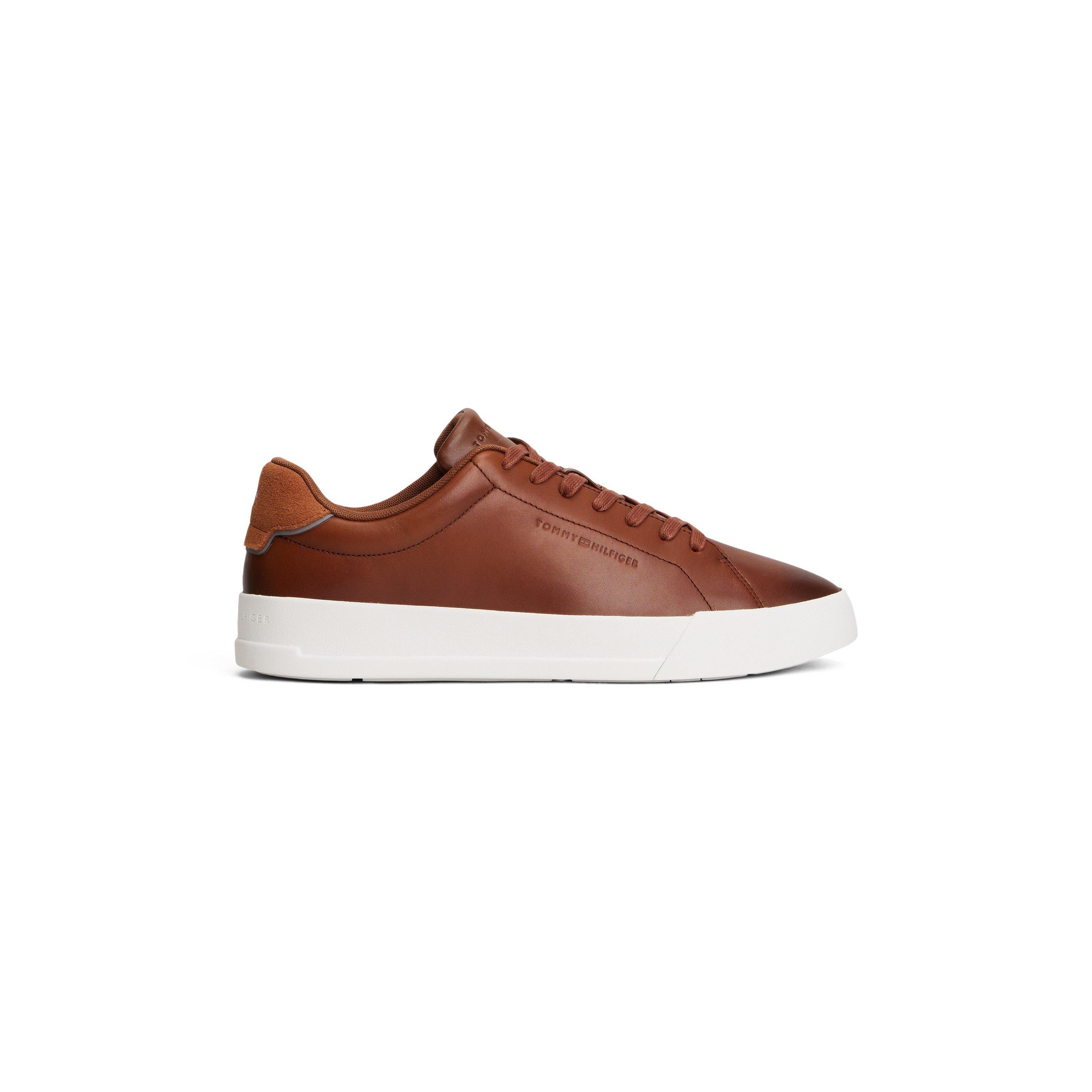 Court Leather Low Top Trainers