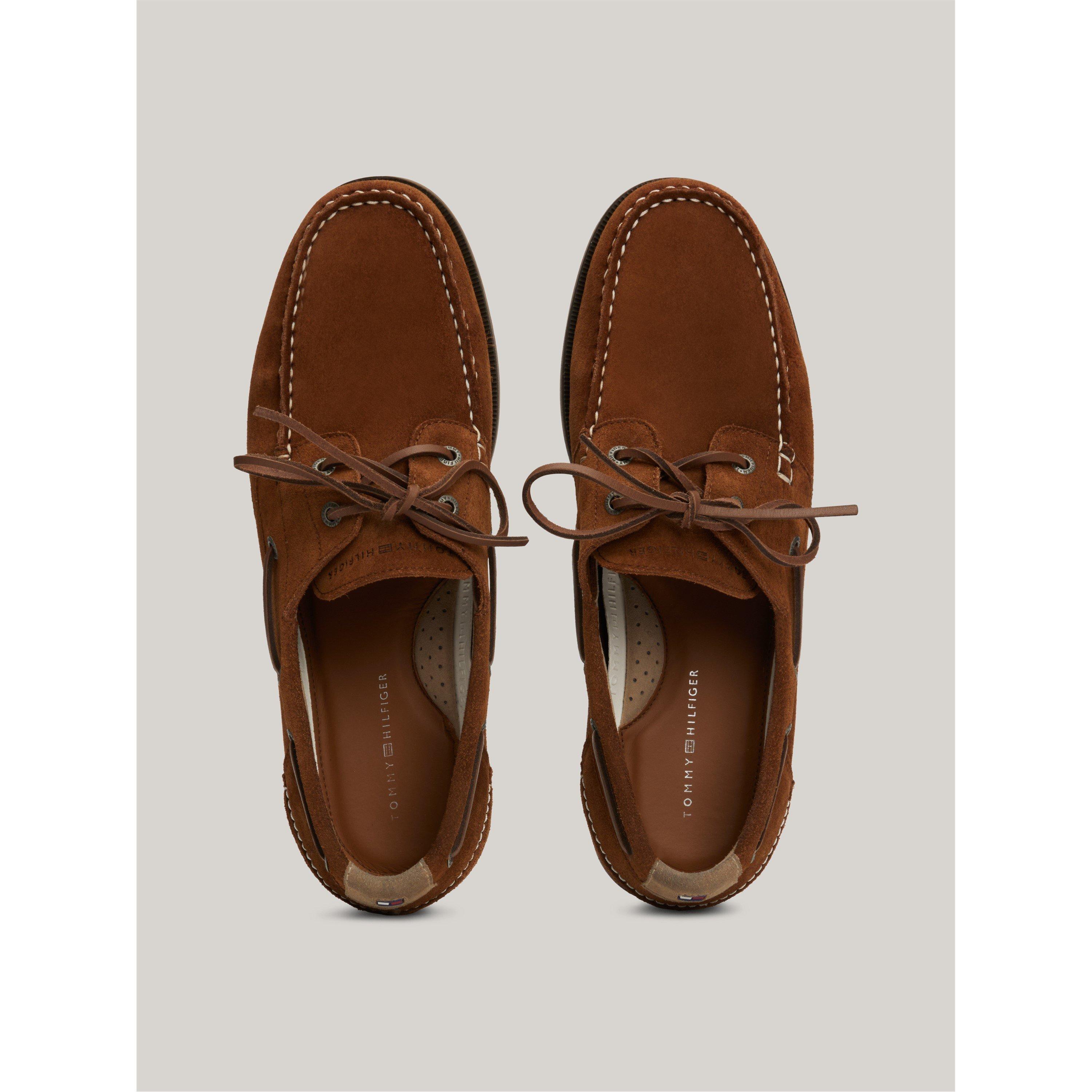 Coconut Grove - Tommy Hilfiger - Men's Suede Boat Shoes - 5