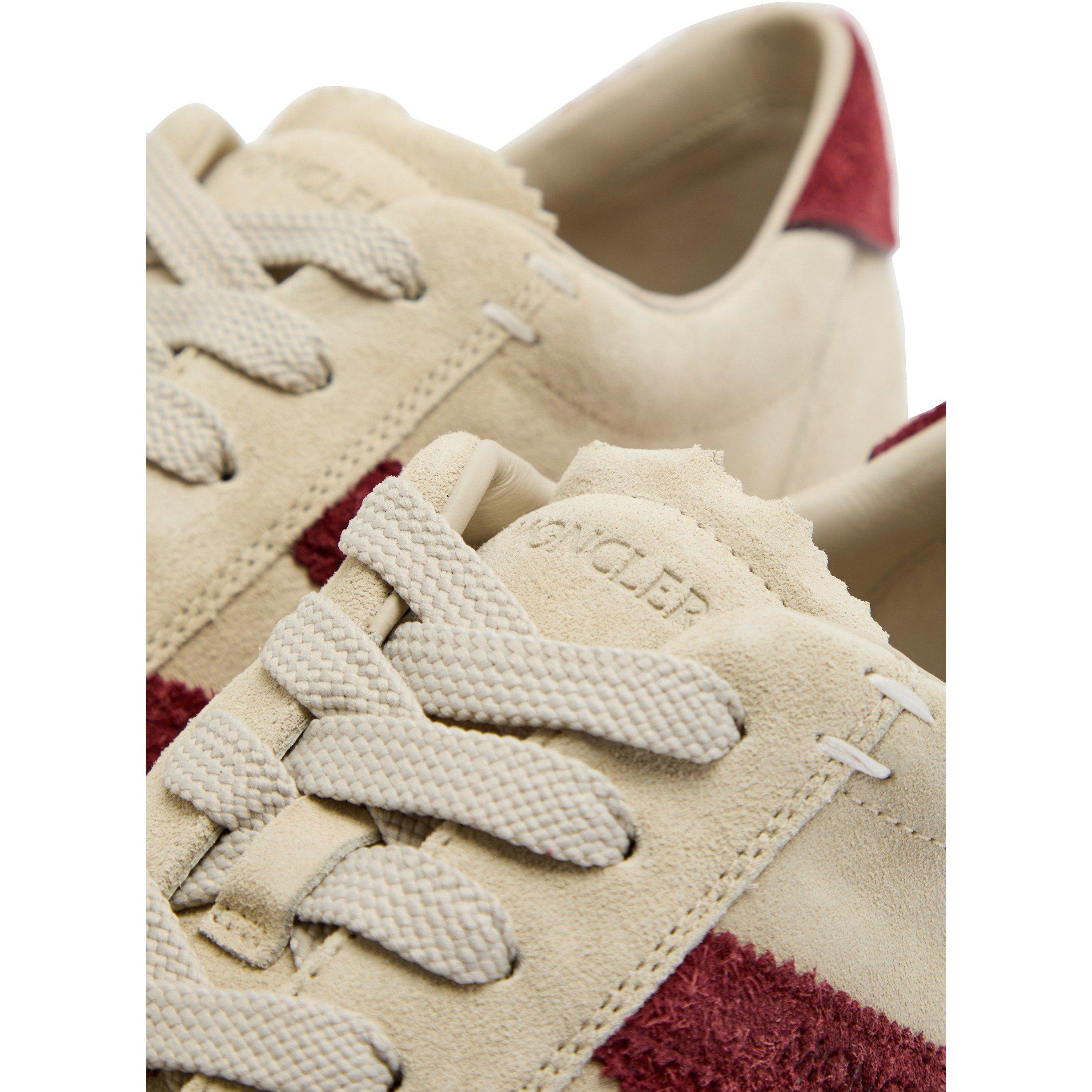 WHITE - Moncler - Men's Mon Monaco Suede Low-Top Trainers - 5