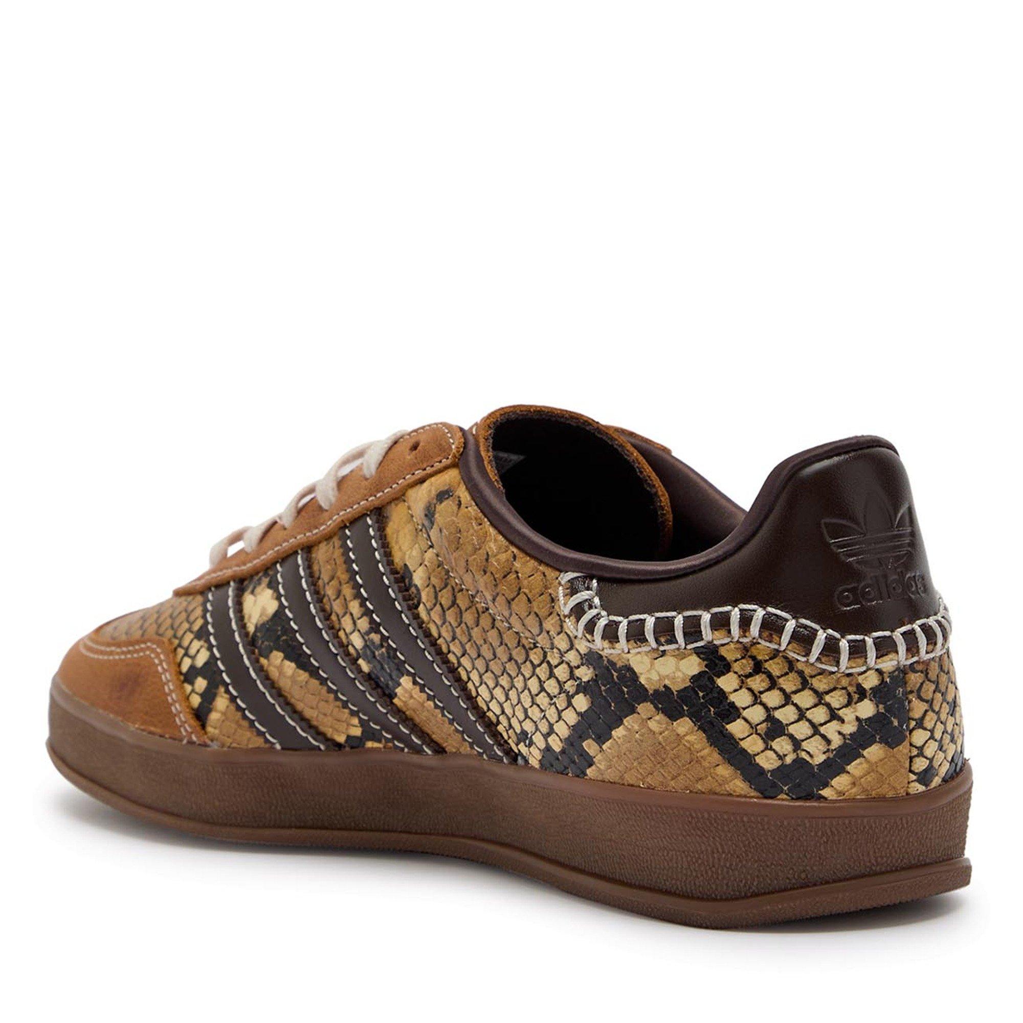 RUST - adidas Originals - Men's Gazelle Snake Effect Leather Low-Top Trainers - 2