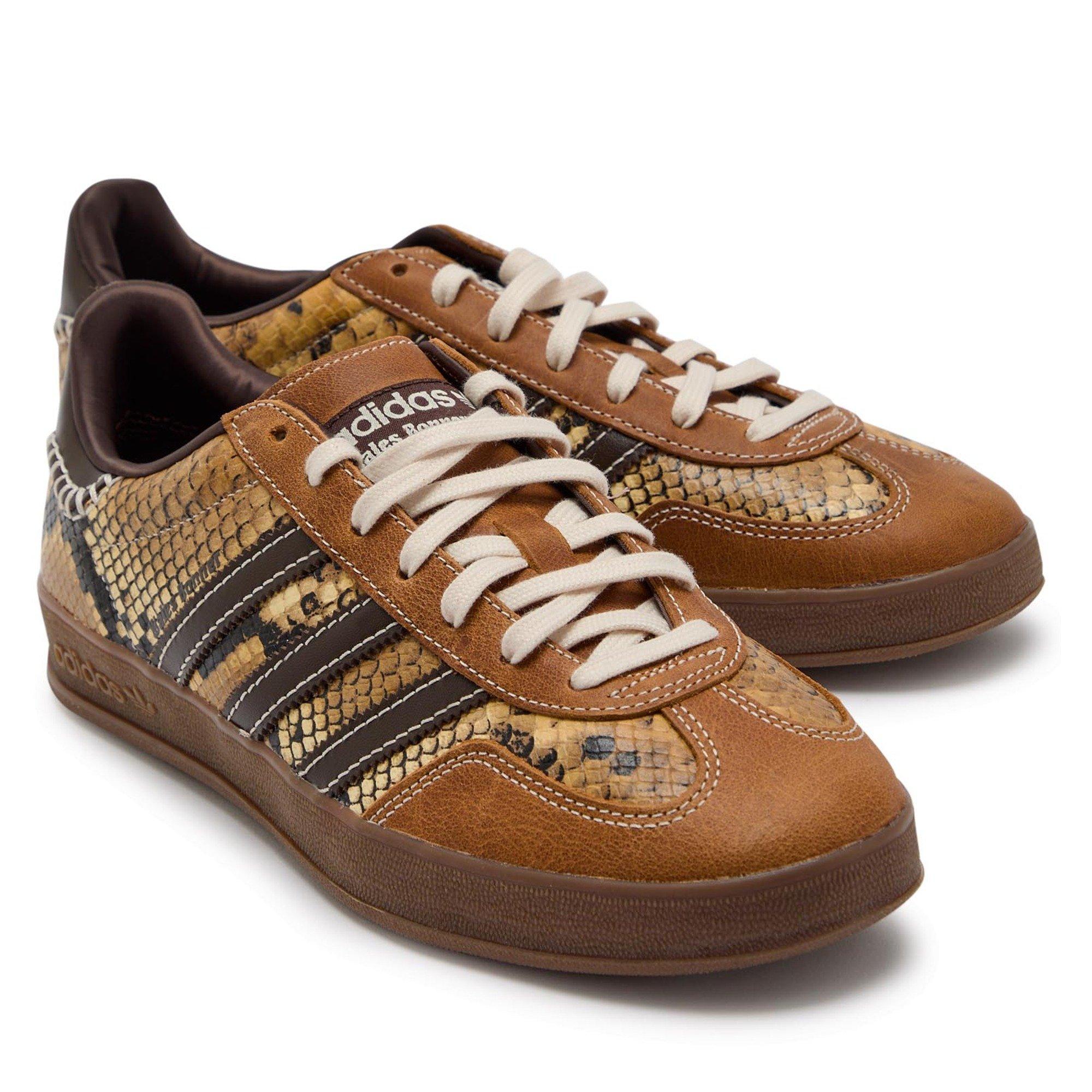 RUST - adidas Originals - Men's Gazelle Snake Effect Leather Low-Top Trainers - 3
