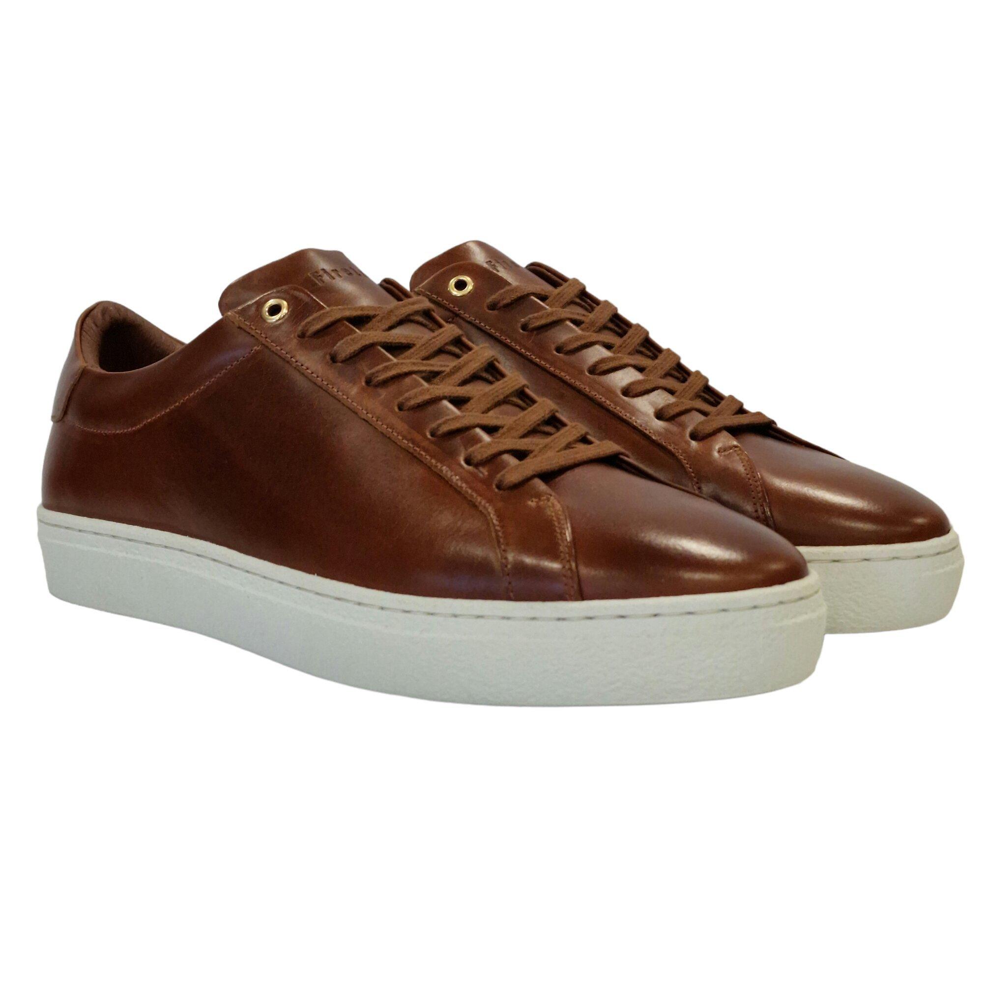Tan/Hvid - Firetrap - Franck Low-Top Trainers - 3