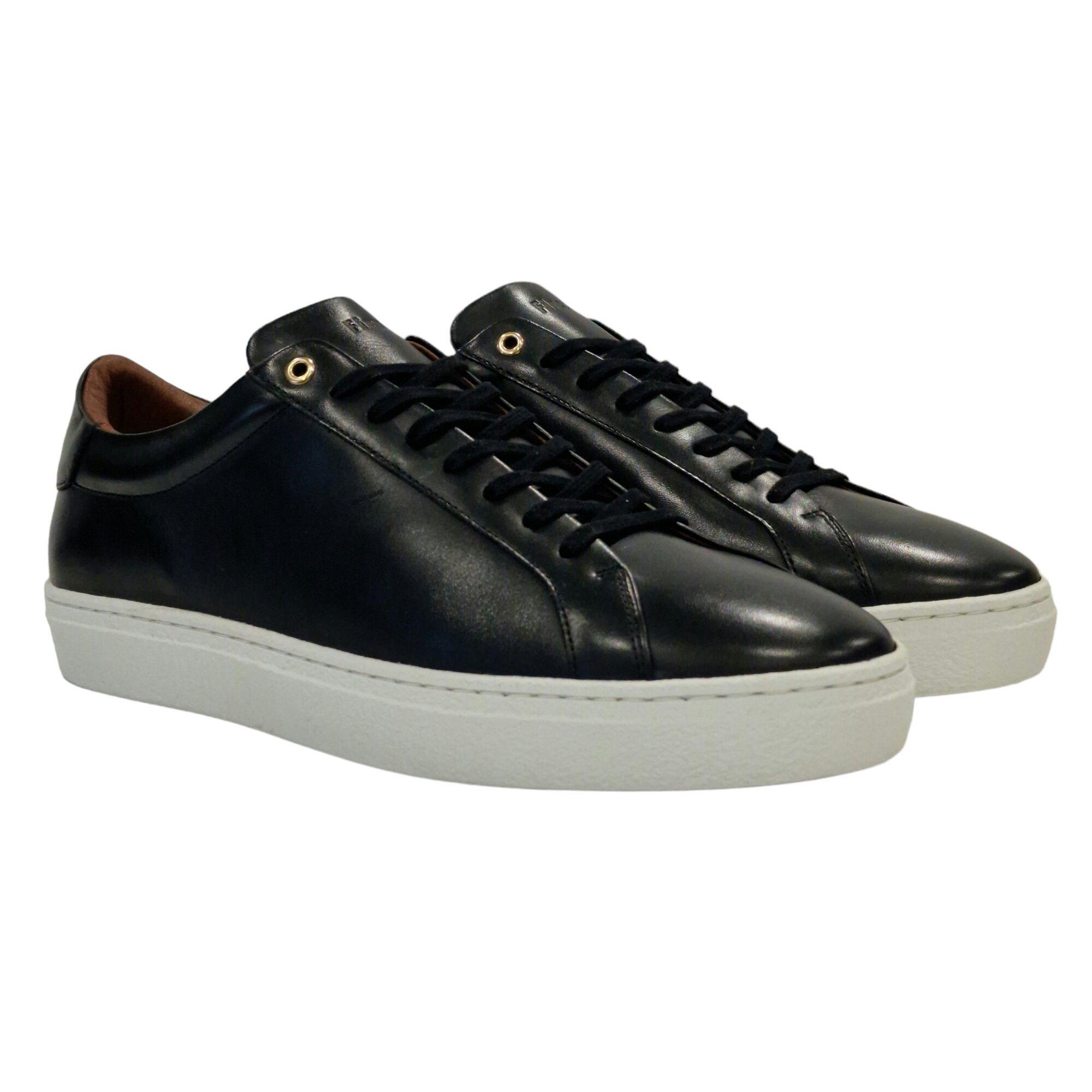Black/White - Firetrap - Men's Franck Low-Top Trainers - 3
