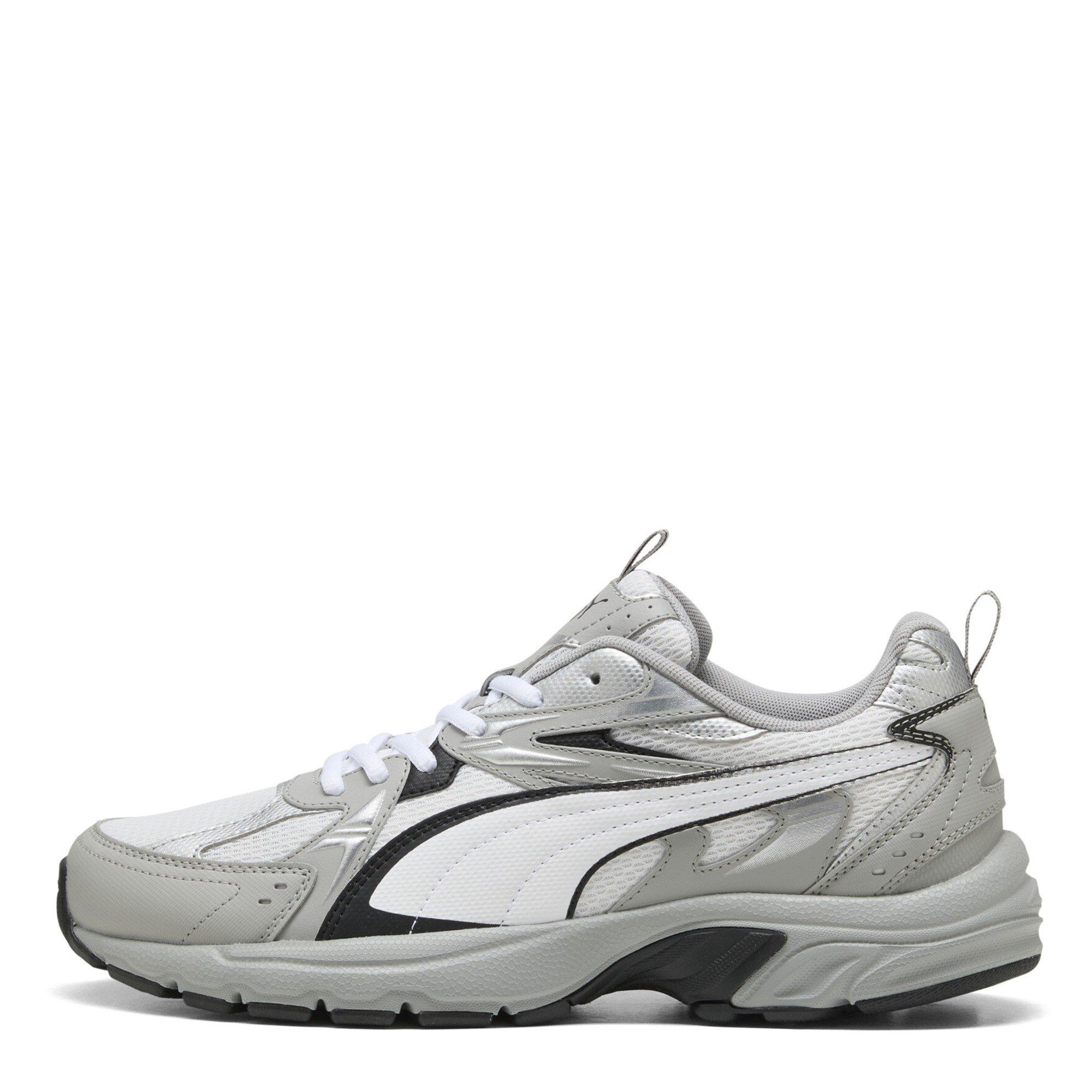 Gris/Blanco/Negro - Puma - Men's Milenio Tech Casual Low-Top Trainers - 2