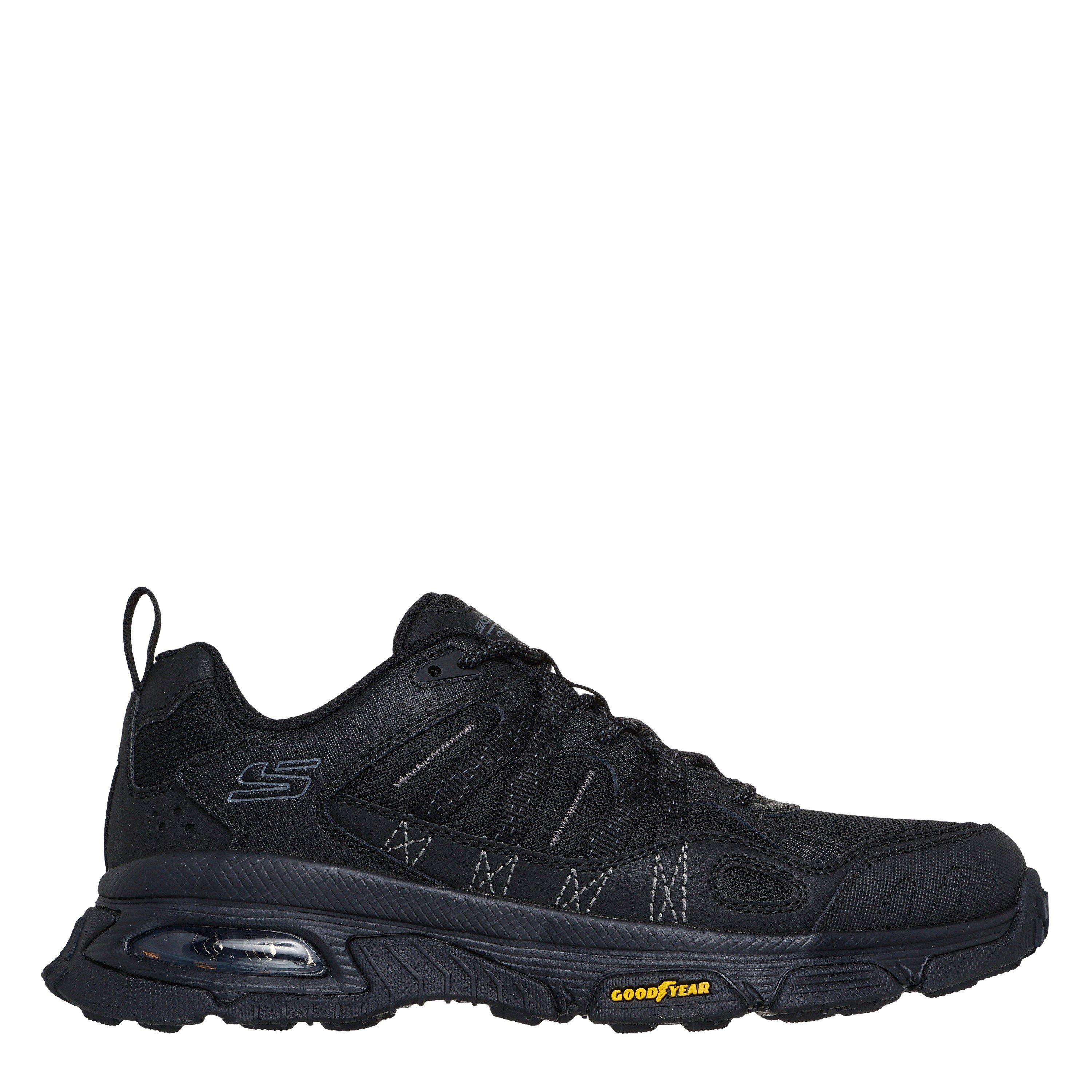 Black/Synthtc - Skechers - Men's Air Envoy Casual Low-Top Trainers - 1