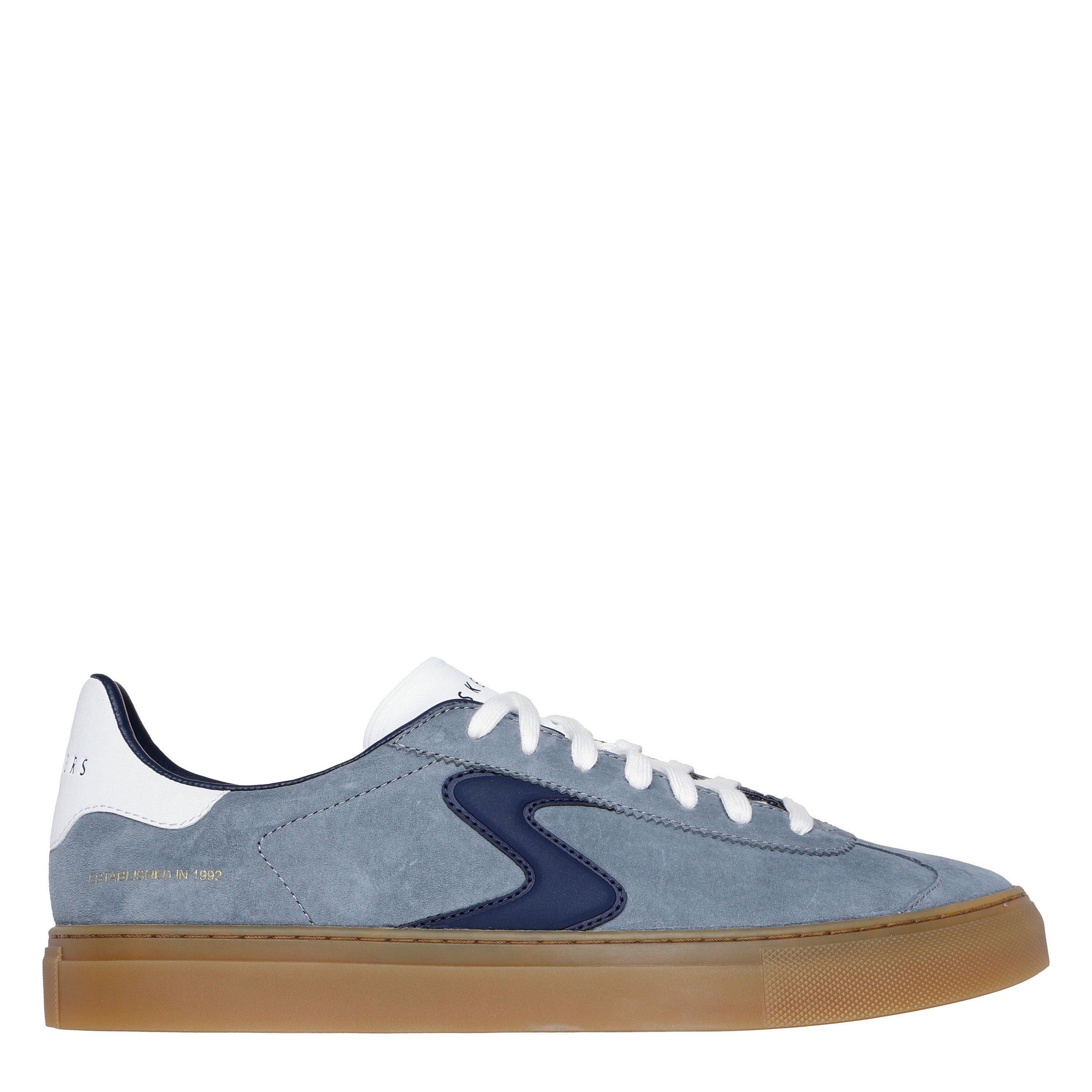 Skechers Men's Arch Fit Legend Casual Low-Top Trainers - Grey/Navy - 7 (41)