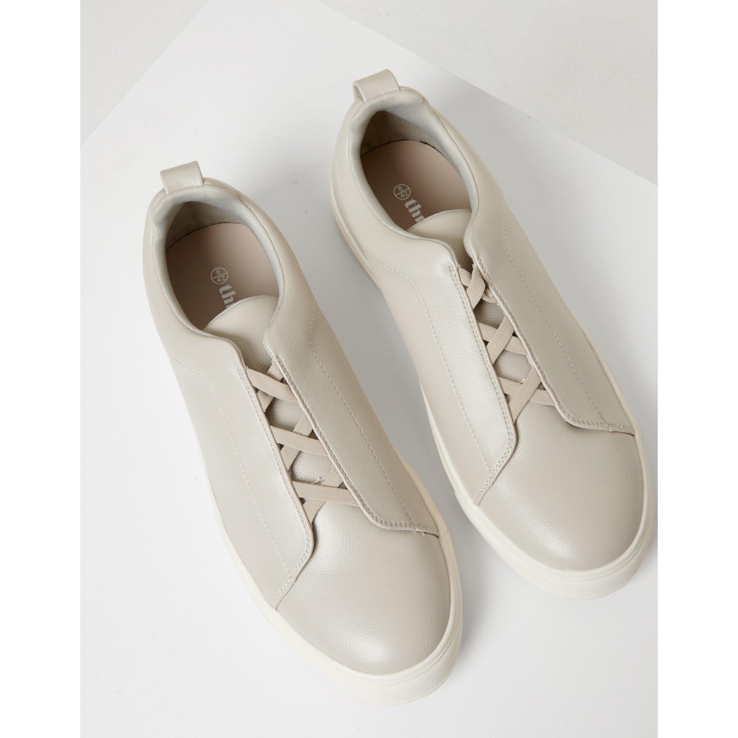 Grijs - Threadbare - Men's Acefield Casual Low-Top Trainers - 3