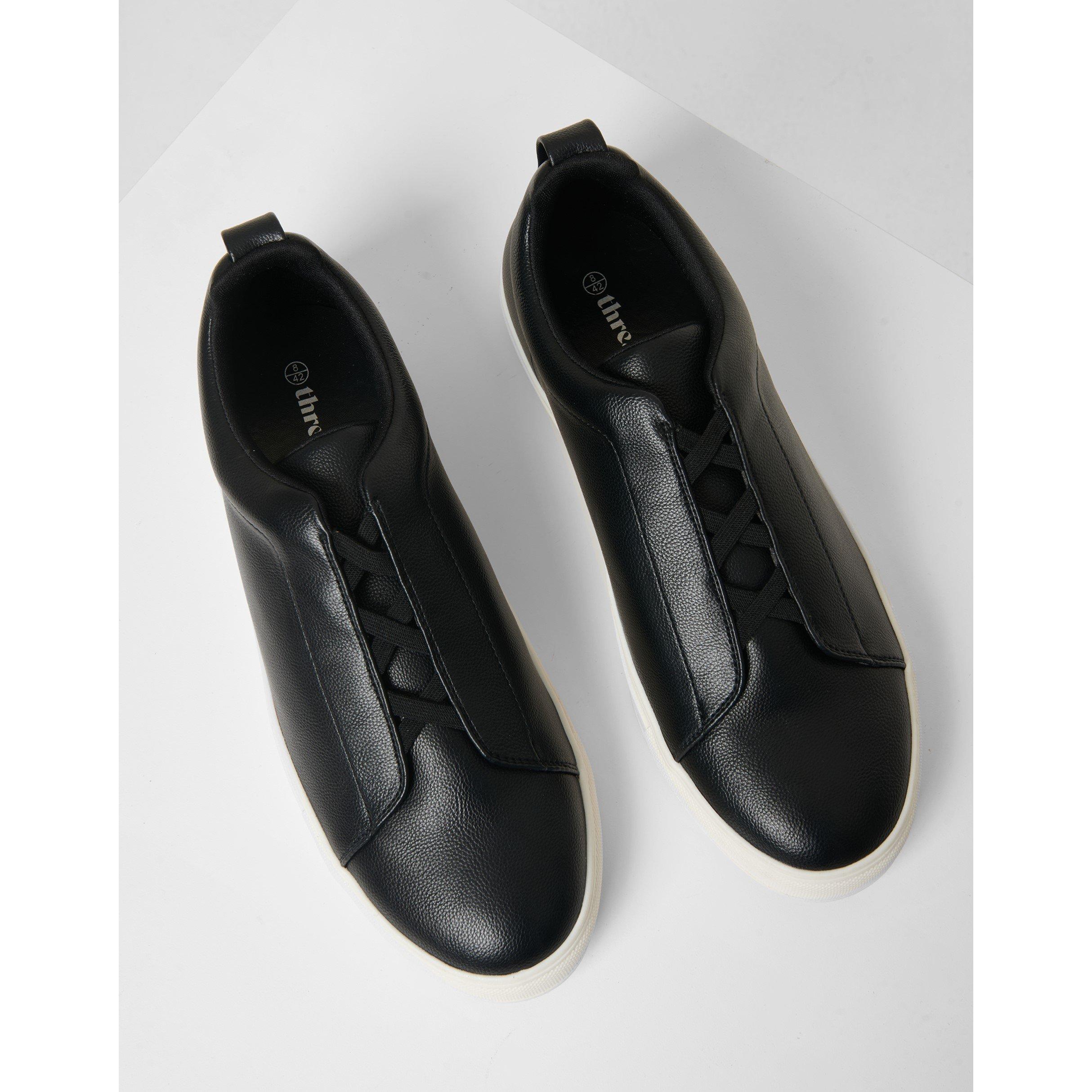 Black - Threadbare - Acefield Trainer Sn99 - 3