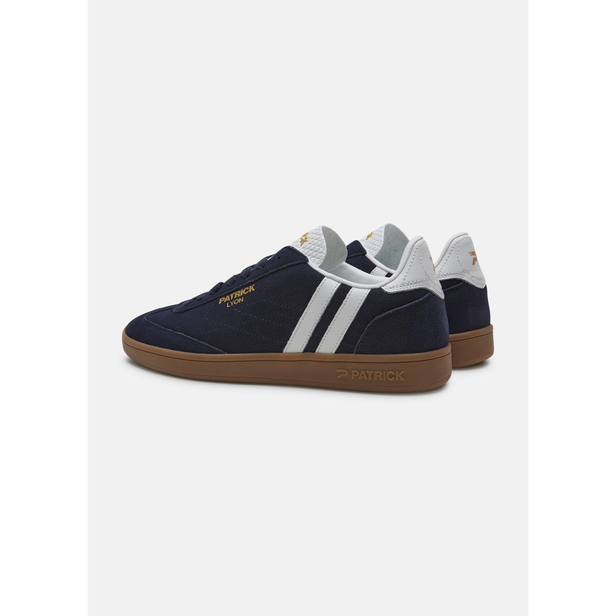 Navy/White/Gum - Patrick - Men's Lyon Cupsole Low-Top Trainers - 4
