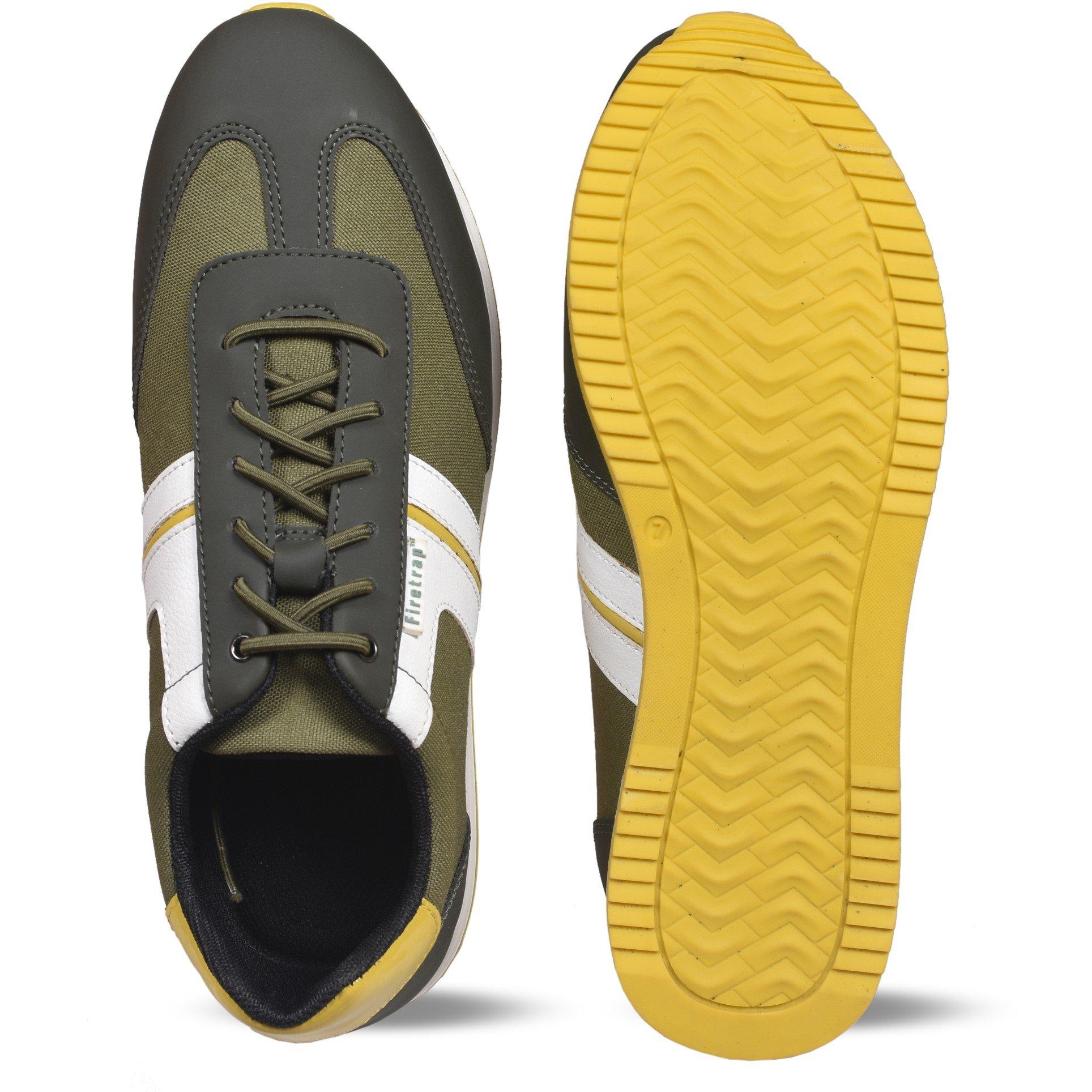 Olive/Gelb - Firetrap - Mexico trainers Sn62 - 4