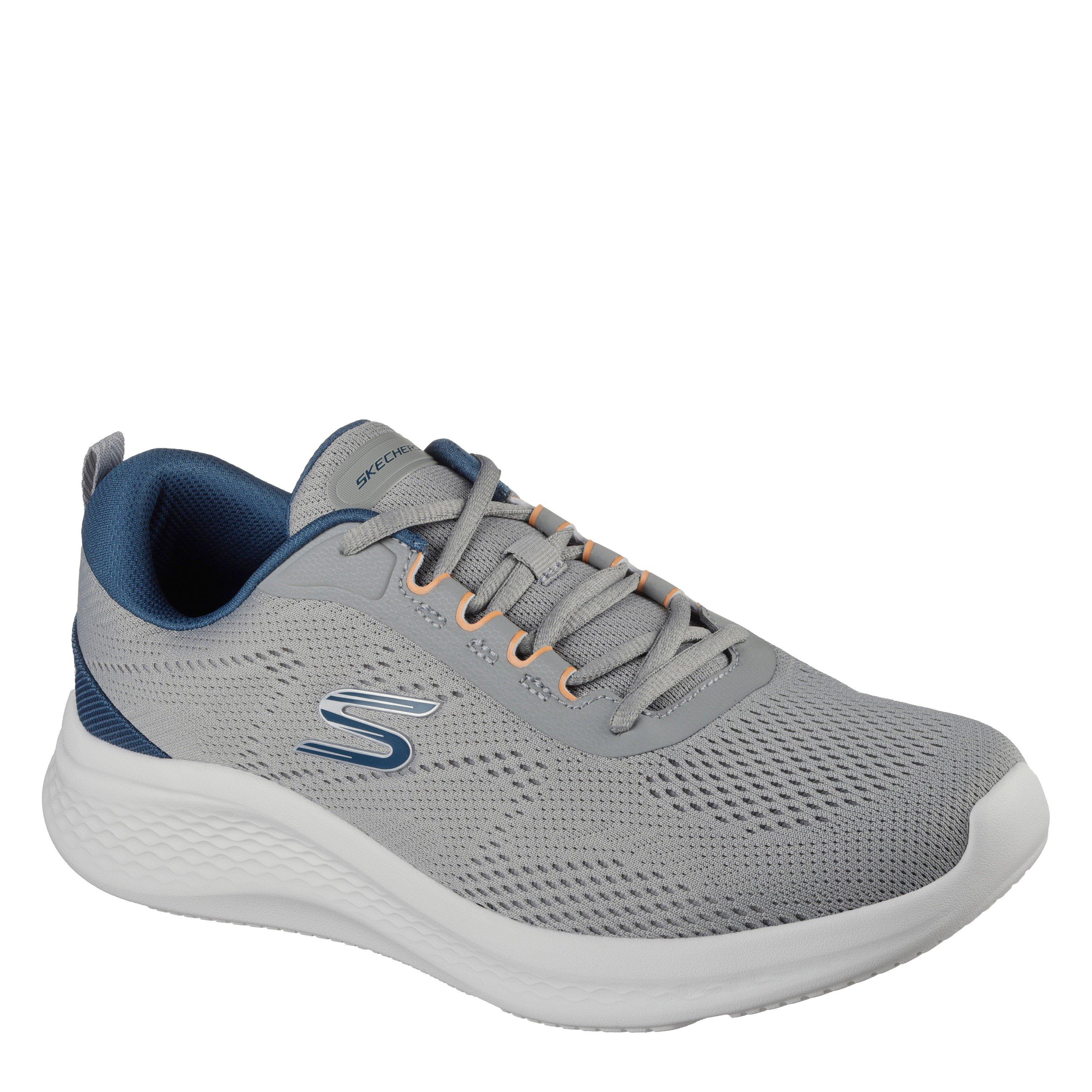 Skechers Engineered Mesh Lace Up Low-Top Trainers Mens