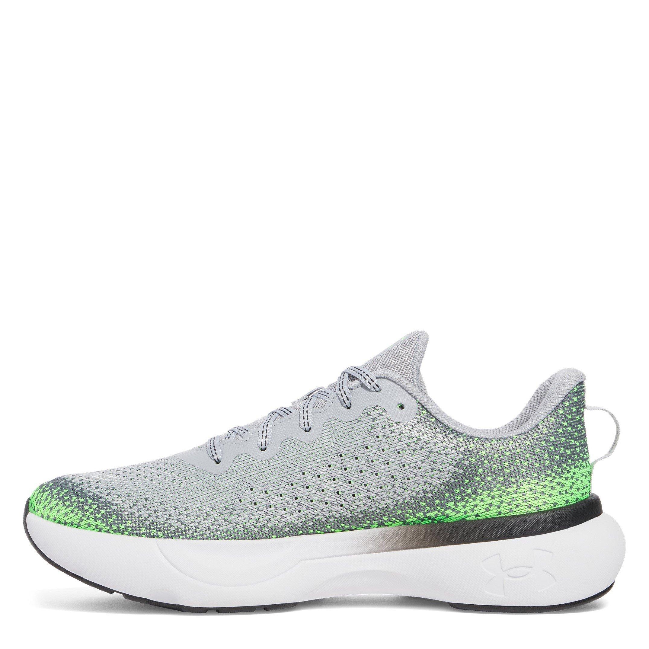 Grey/Grn/Blk - Under Armour - Infinite Entry Road Running Shoes - 2