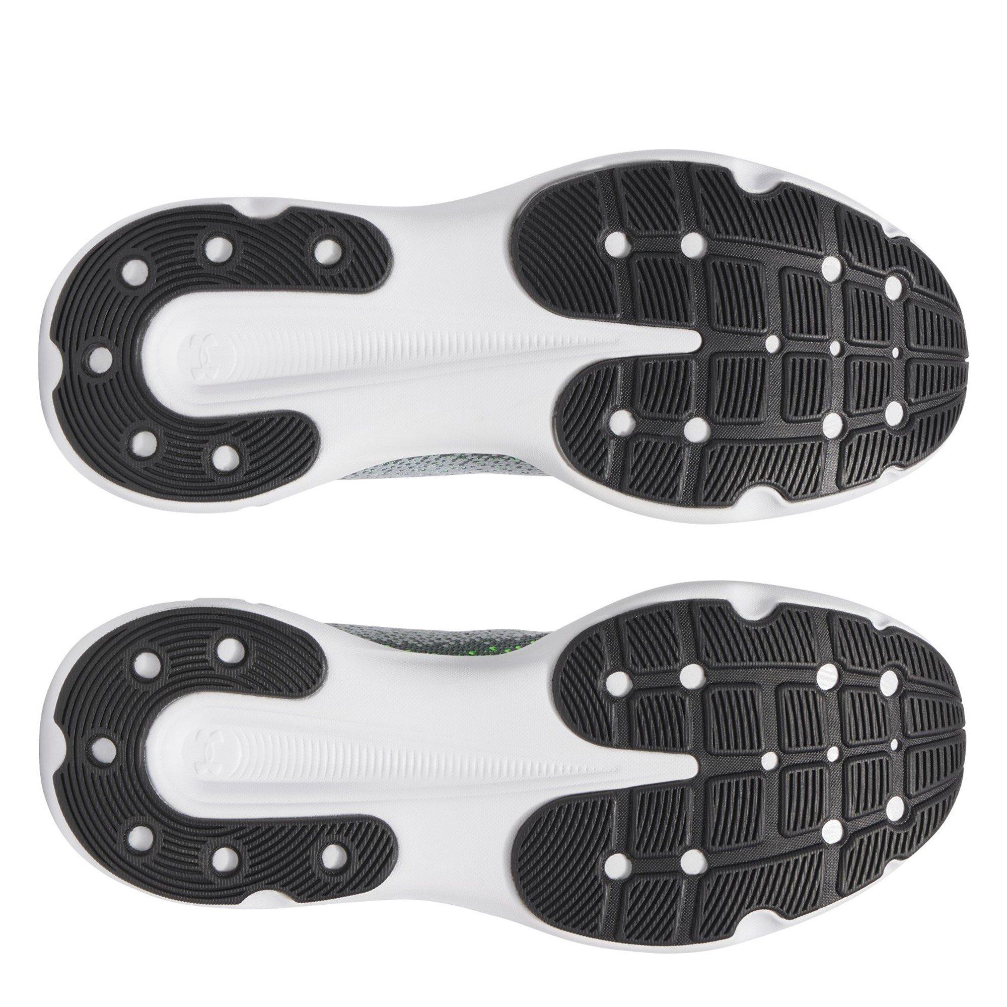 Grey/Grn/Blk - Under Armour - Infinite Entry Road Running Shoes - 3