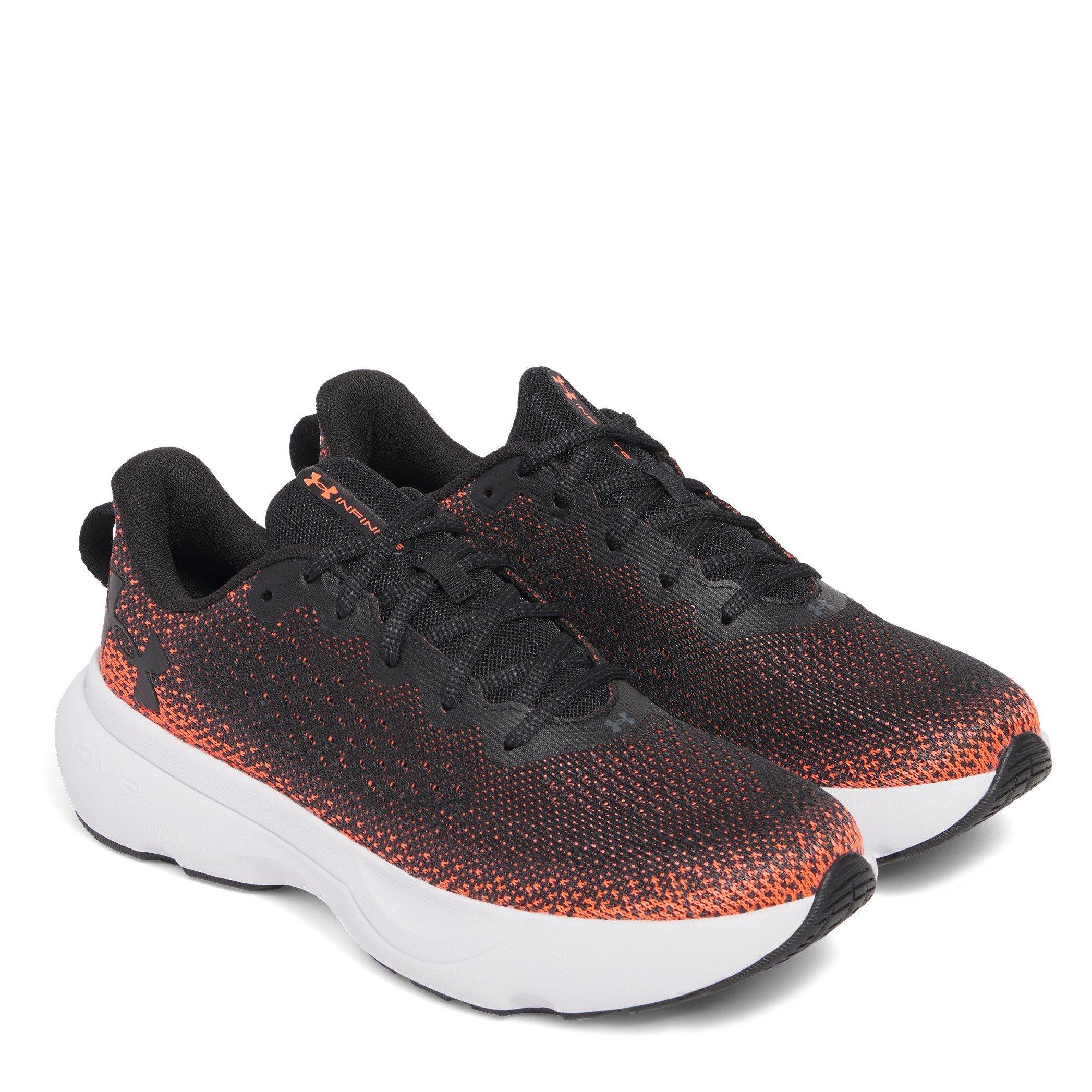 Black/Red/Wht - Under Armour - Men's Infinite Entry Road Running Shoes - 5