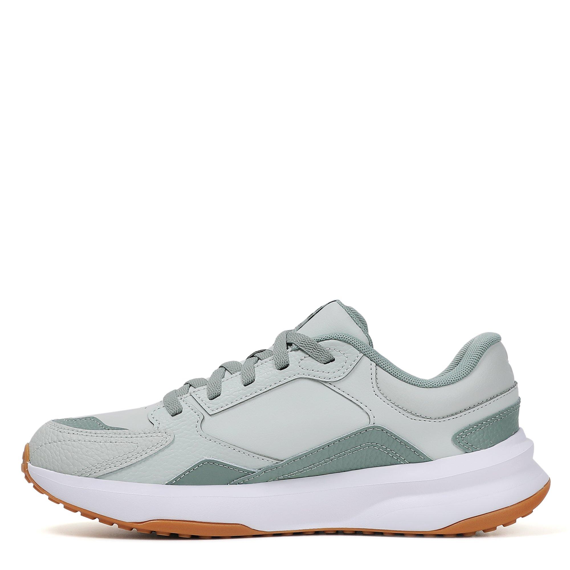 Green/White/Blk - Under Armour - Edge Leather Mens Training Shoes - 2