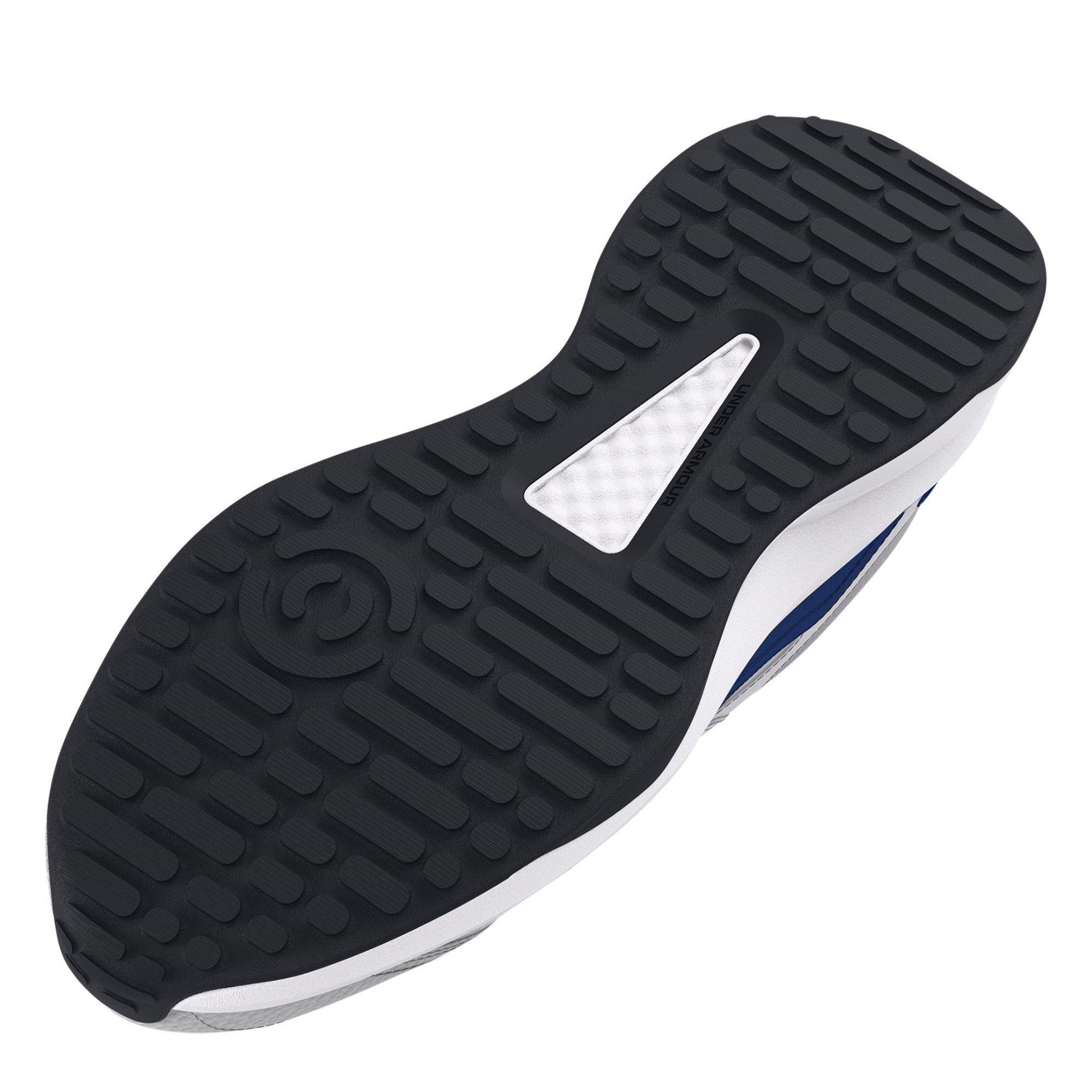 Wht/T.Blue/Blk - Under Armour - Under Edge Leather Mens Training Shoes - 3