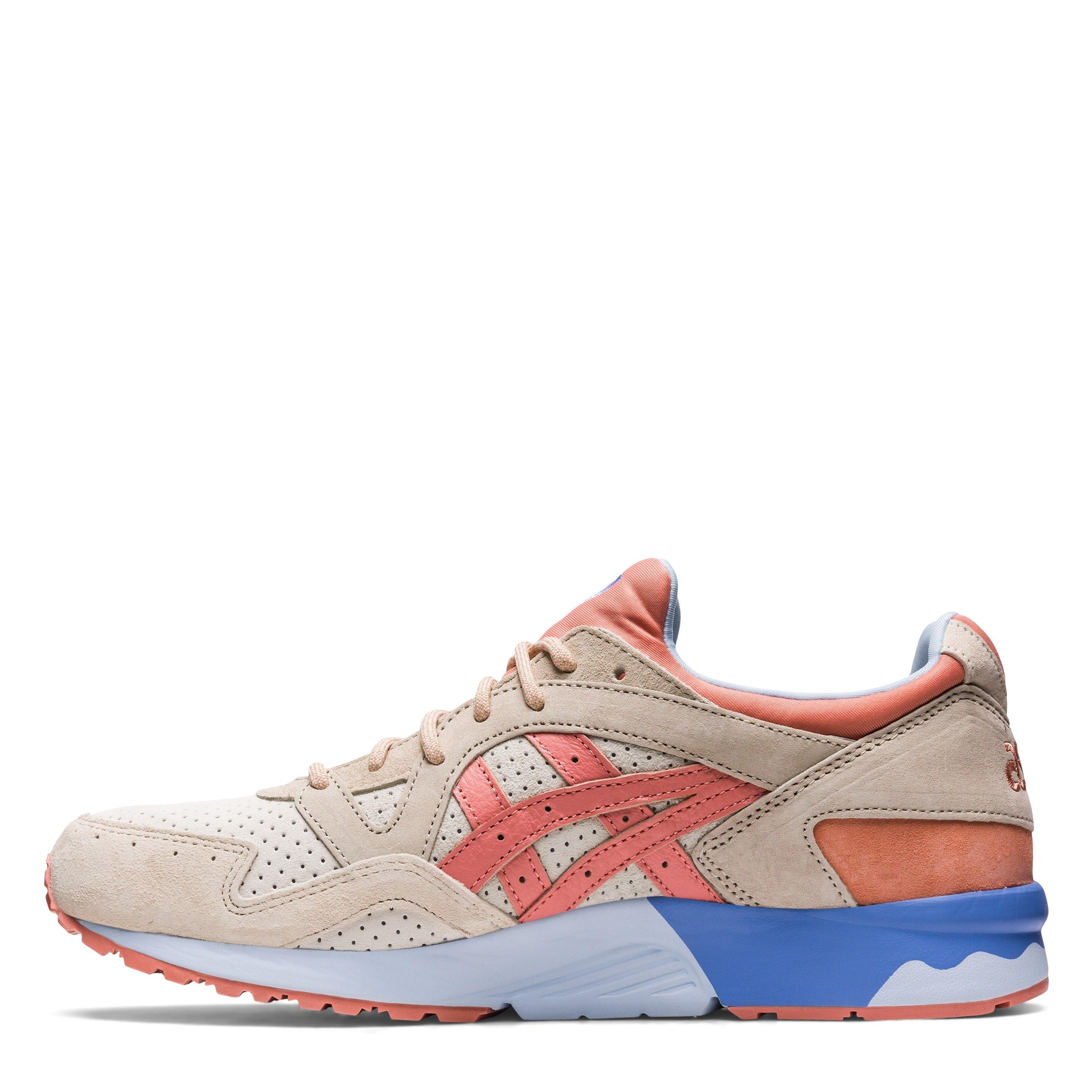 Creme/Lachs - Asics - Gel Lyte V Casual Low-Top Trainers - 2