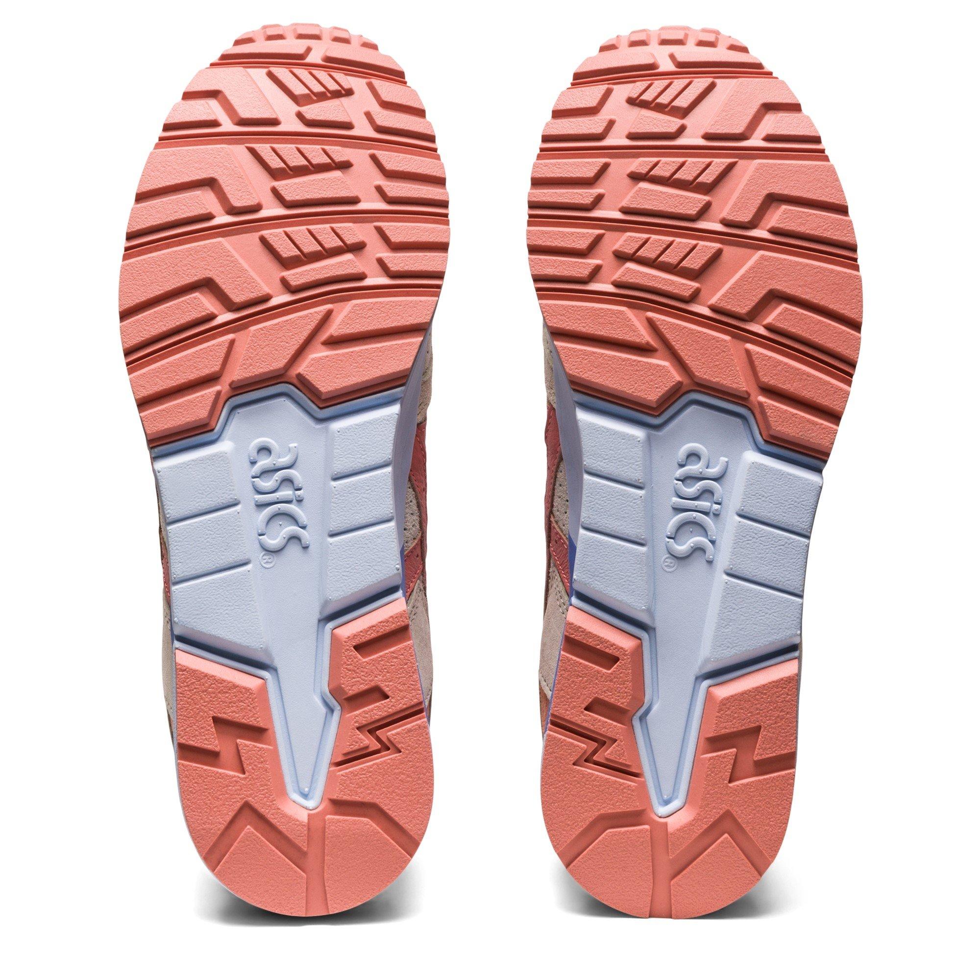 Creme/Lachs - Asics - Gel Lyte V Casual Low-Top Trainers - 3