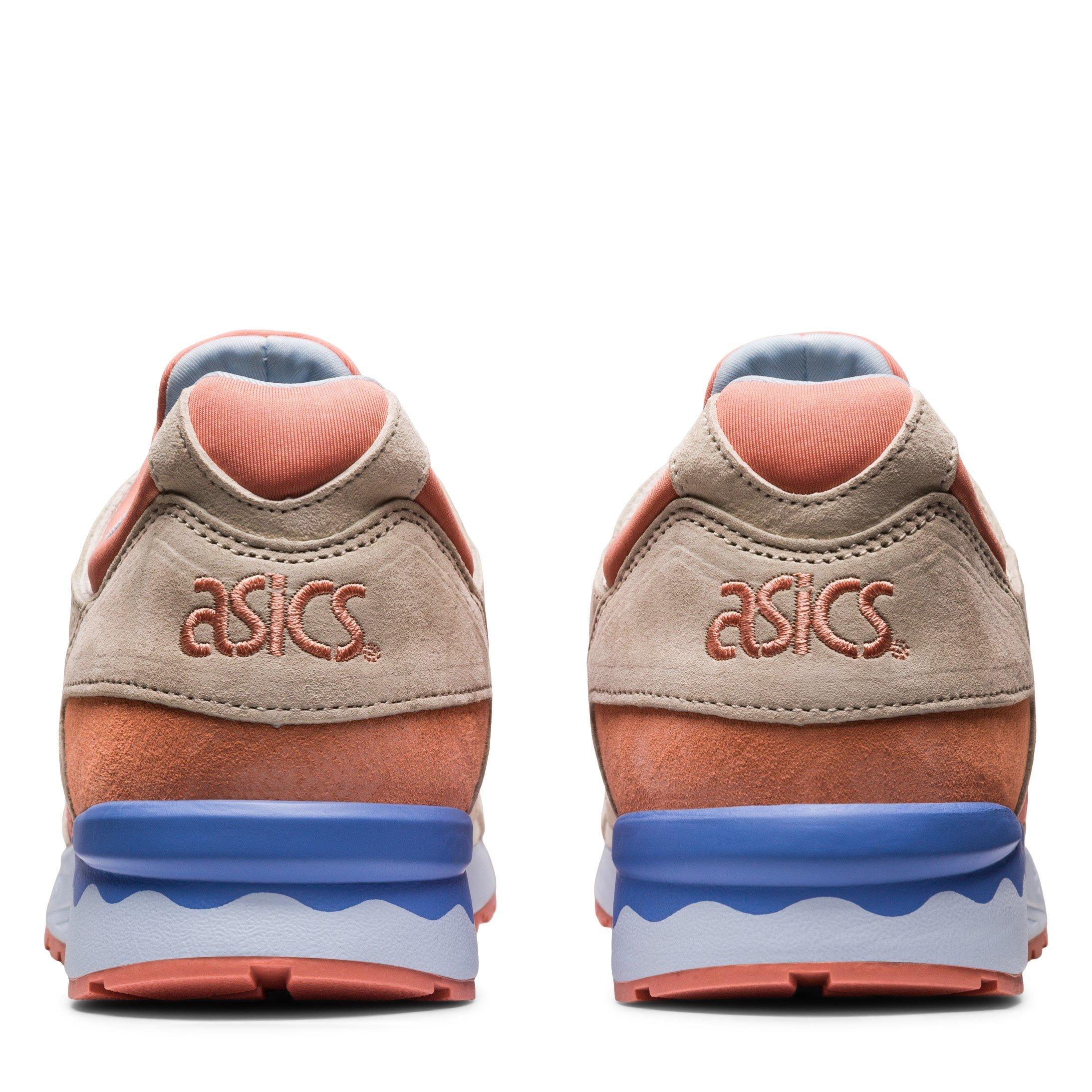 Creme/Lachs - Asics - Gel Lyte V Casual Low-Top Trainers - 7