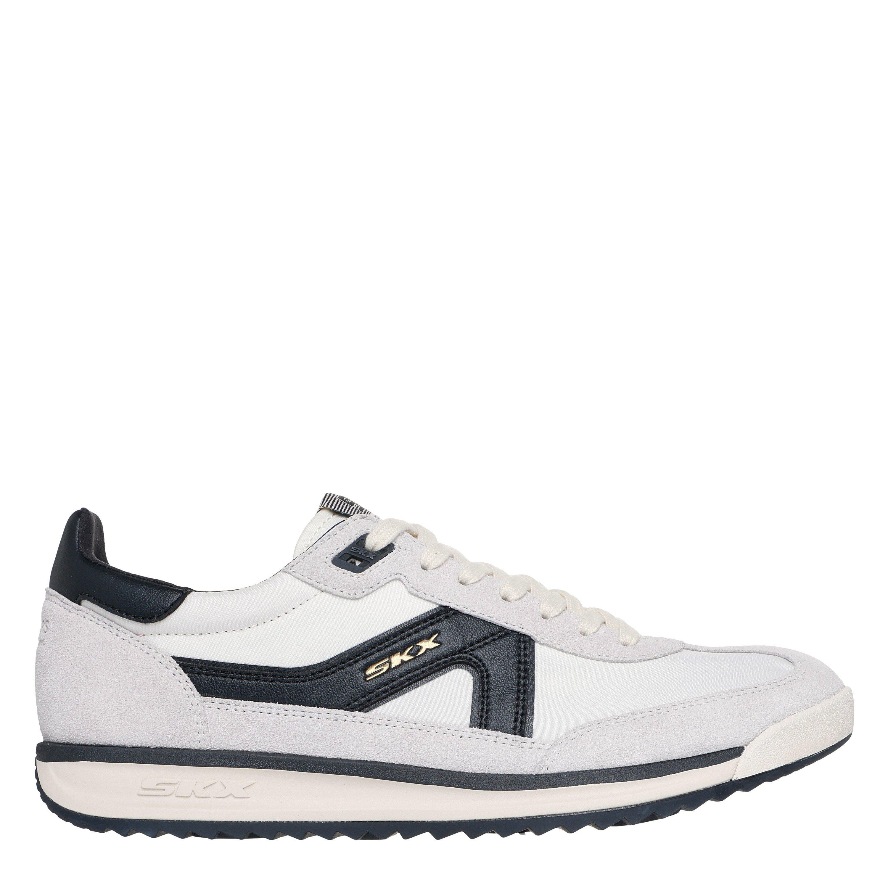 Skechers Men's Casual Low-Top Trainers - White/Black - 10 (45)